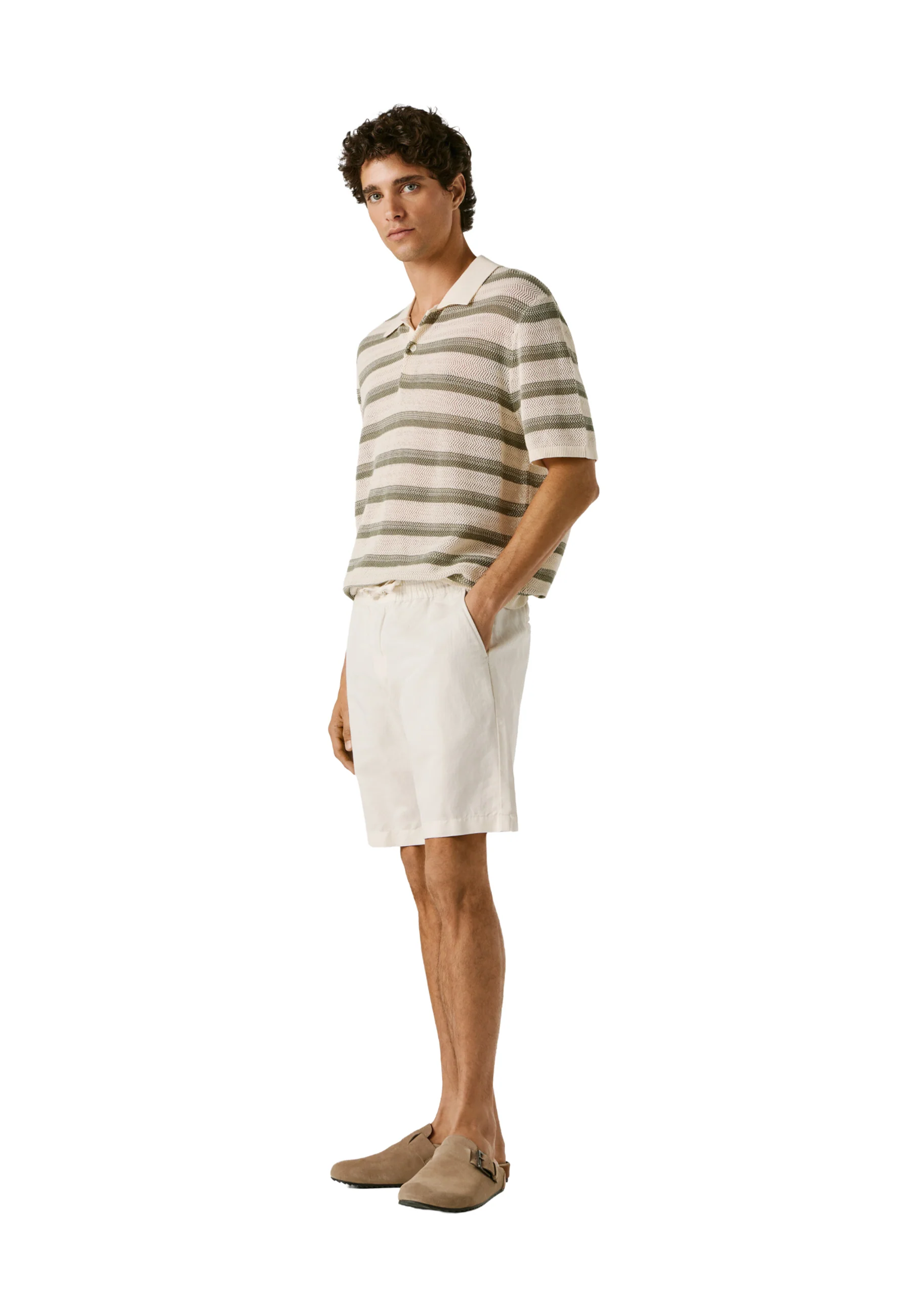 Pepe Jeans Linen Smart Bermuda Uomo | PM8000032 - Image 7