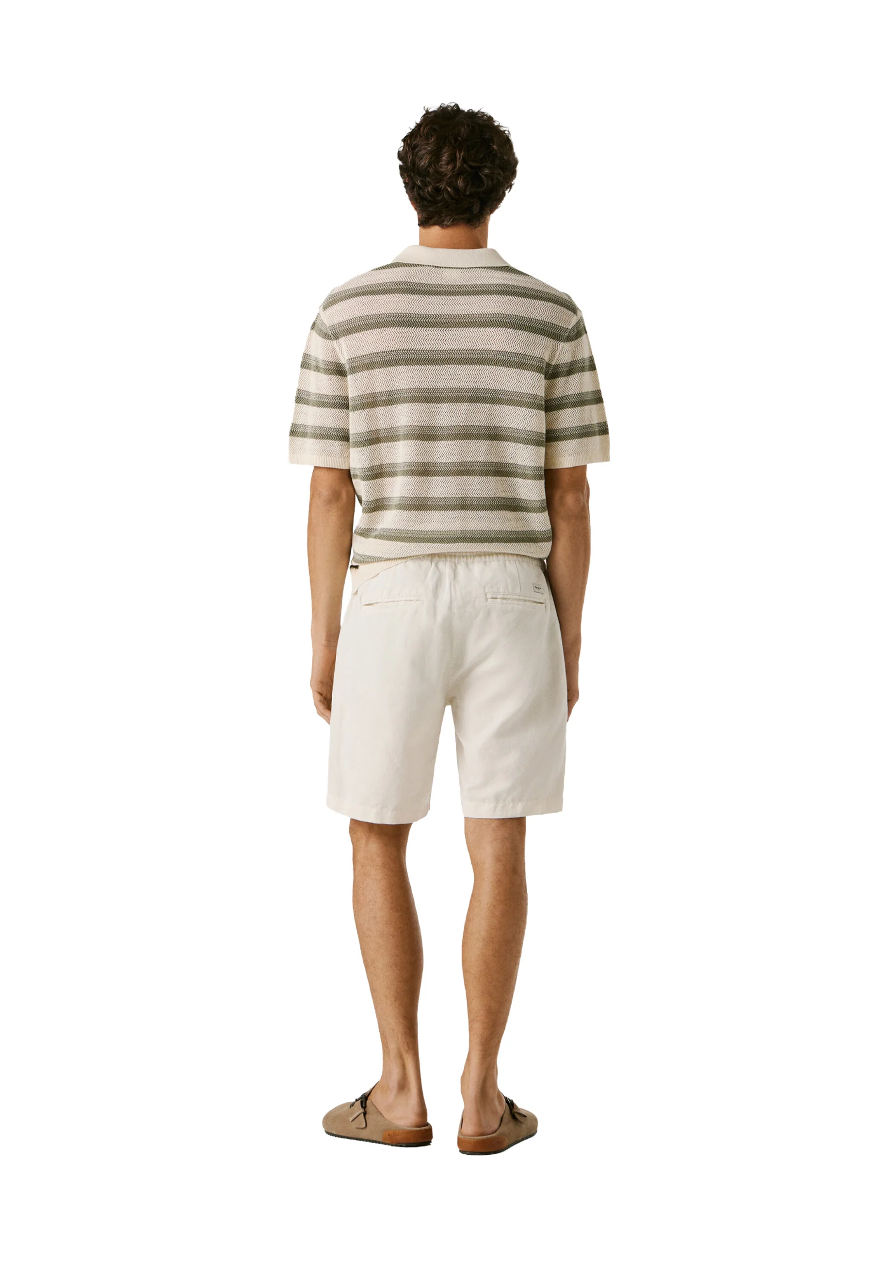 Pepe Jeans Linen Smart Bermuda Uomo | PM8000032 - Image 8