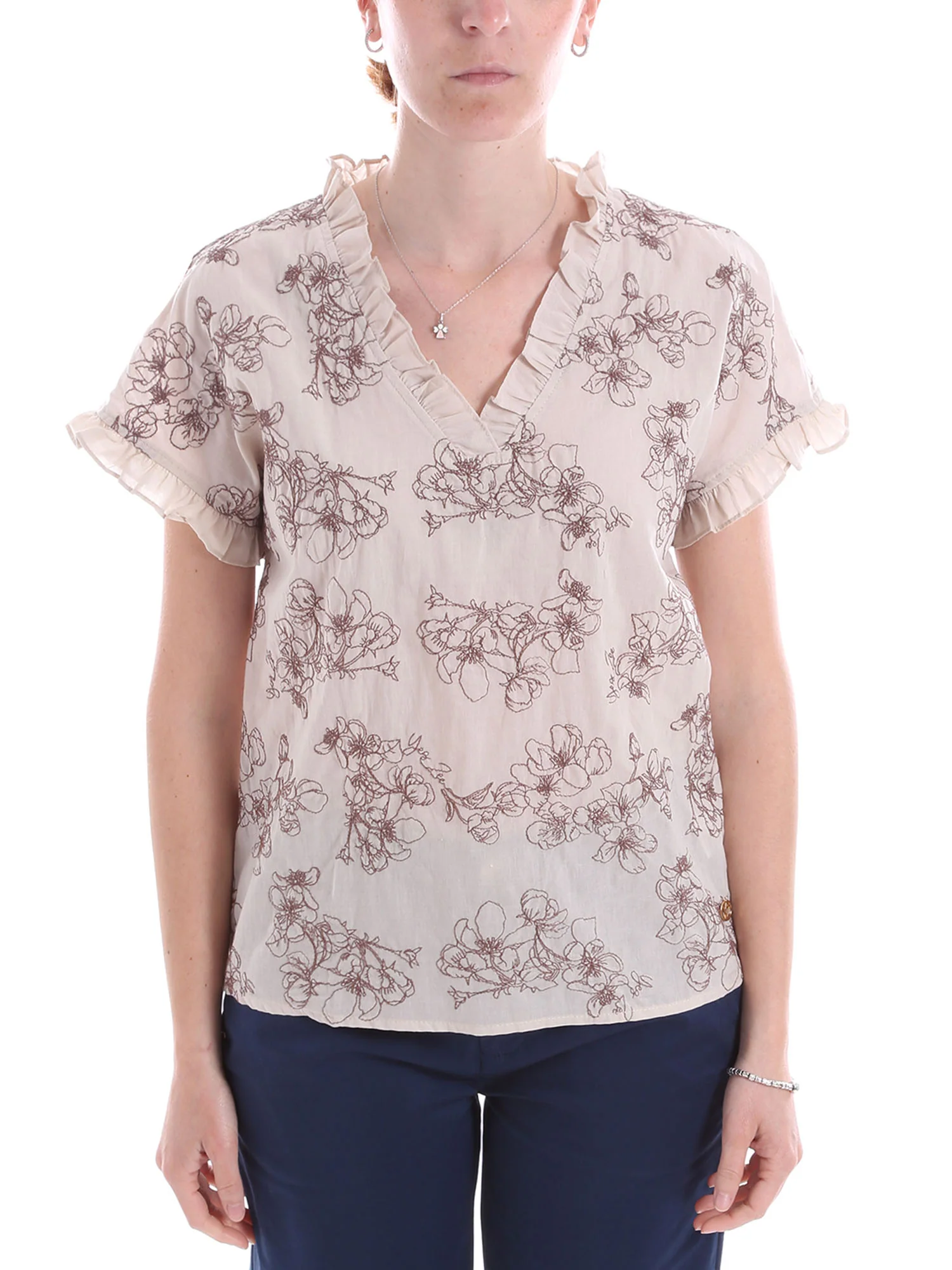 Yes-zee Bluse Donna | C207 EK00 - Image 6