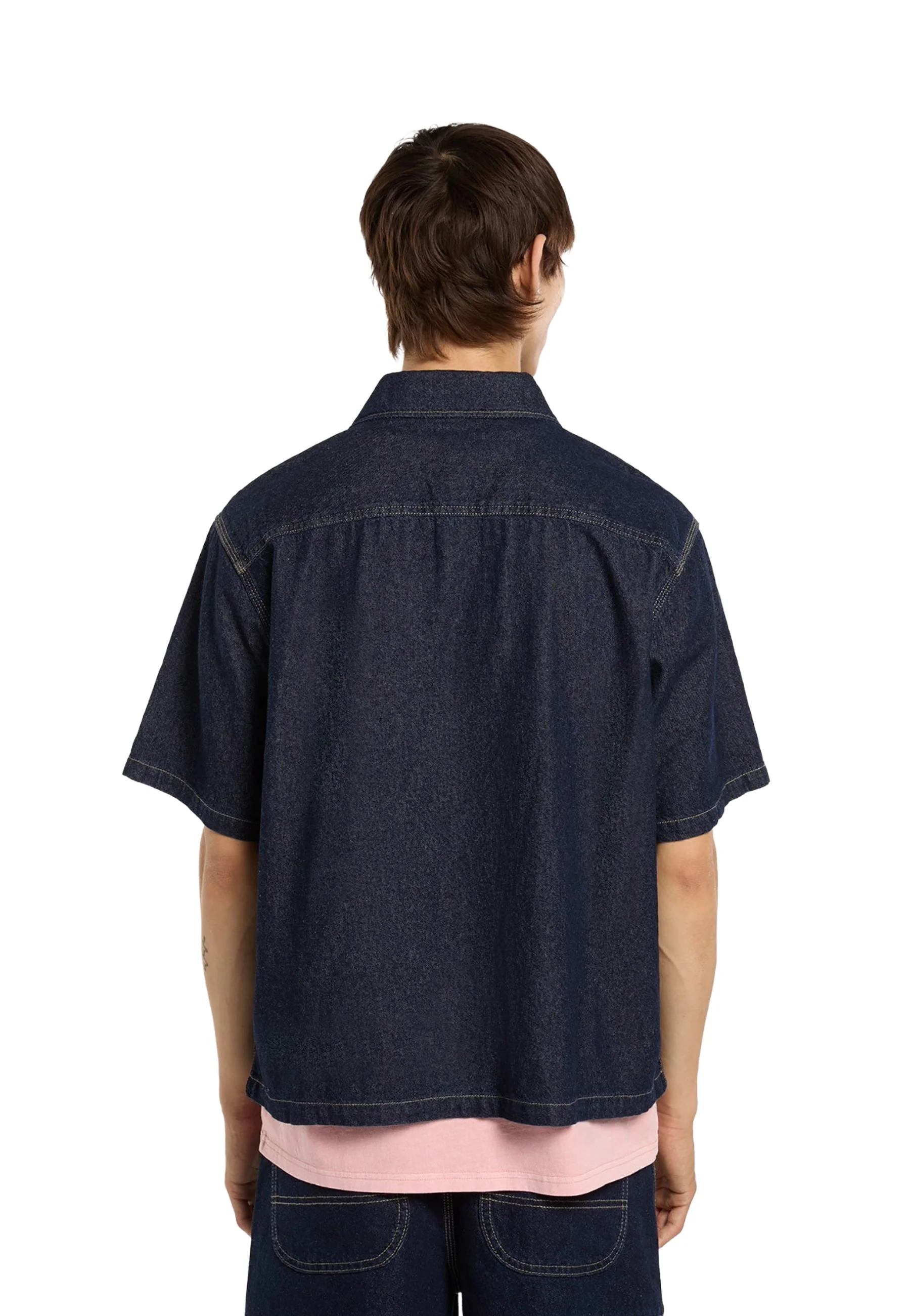 Dickies Denim Shirt Camicie Uomo | DK0A88PH - Image 3