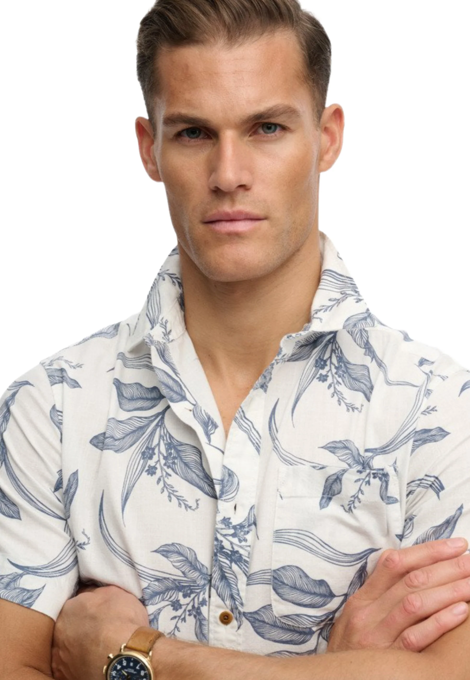 Superdry Vintage Loom Camicie Uomo | M4011129A - Image 5