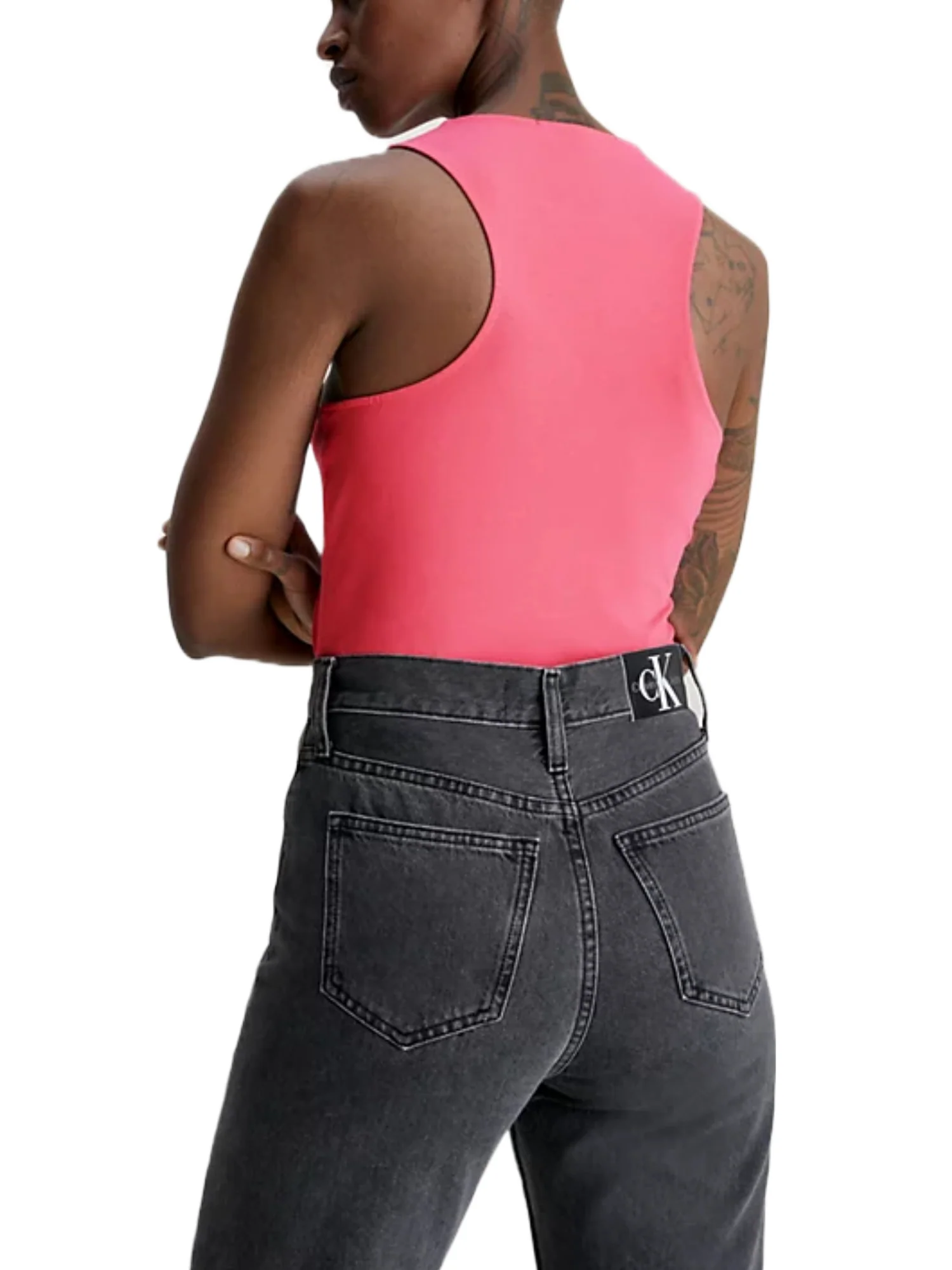 Calvin Klein Jeans Top E Canotte Donna | J20J220765 - Image 9