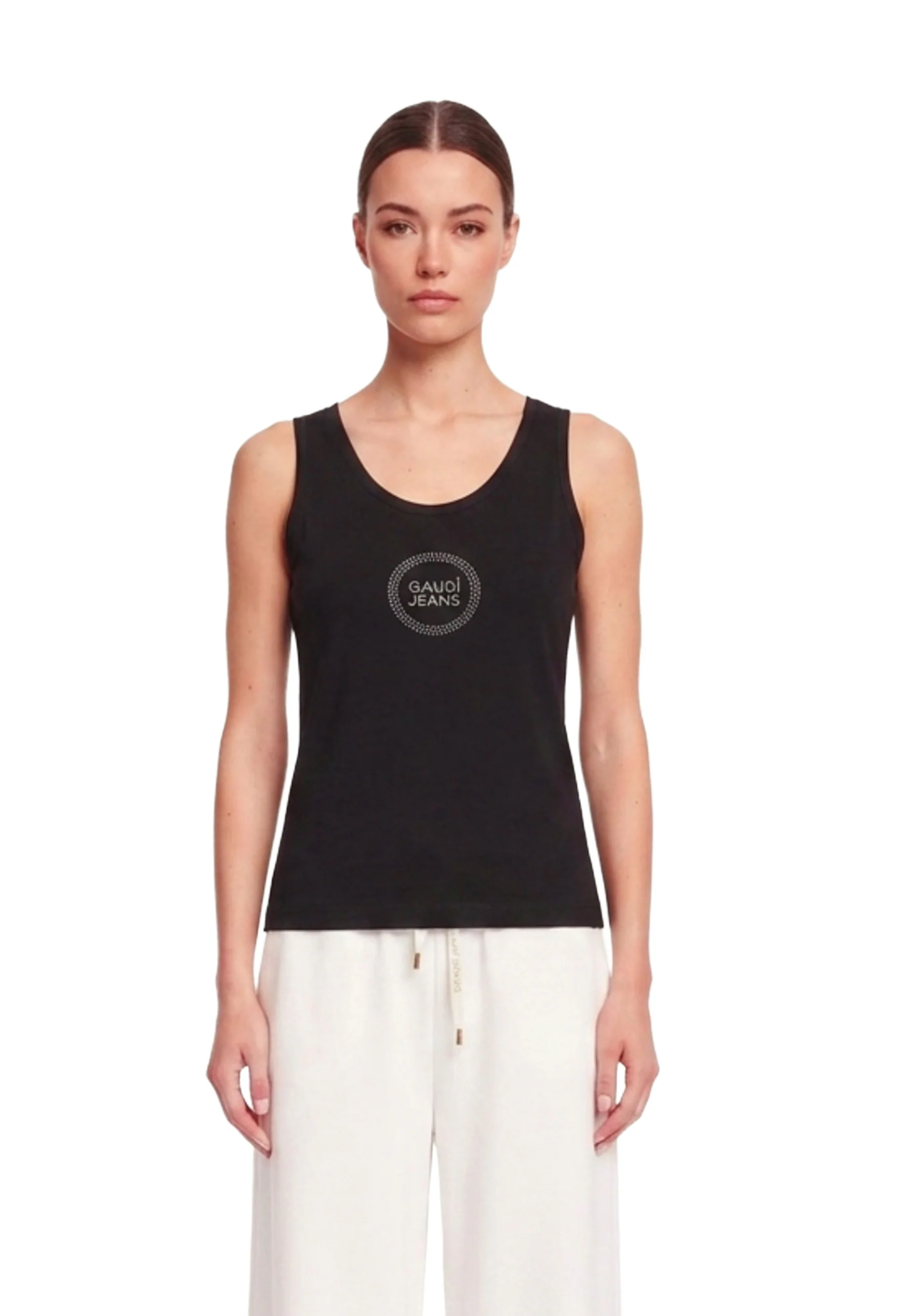 Gaudi Jeans Top E Canotte Donna | 611BD64032 - Image 4