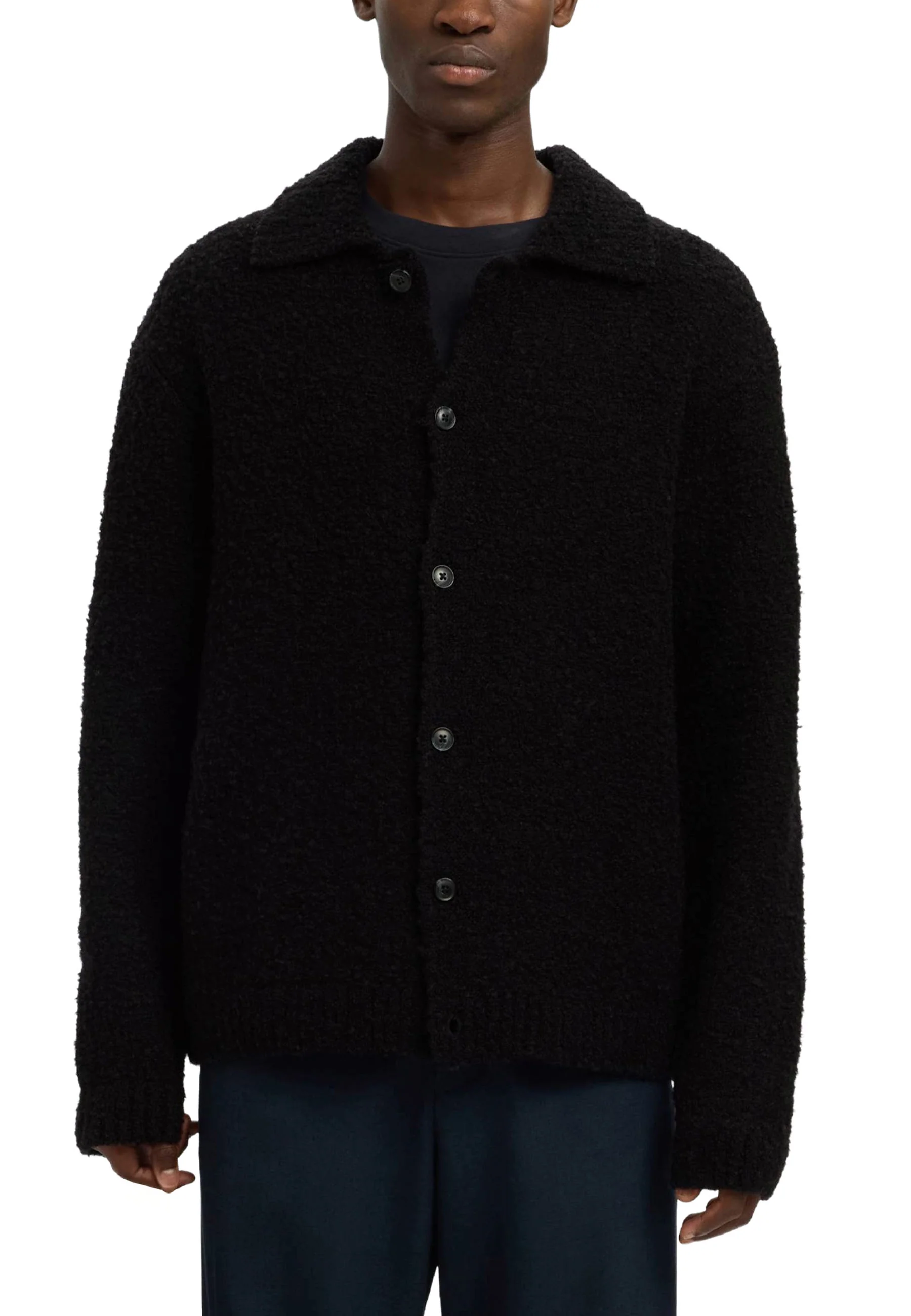 Selected Homme Black Cardigan Uomo | 16098360 - Image 3