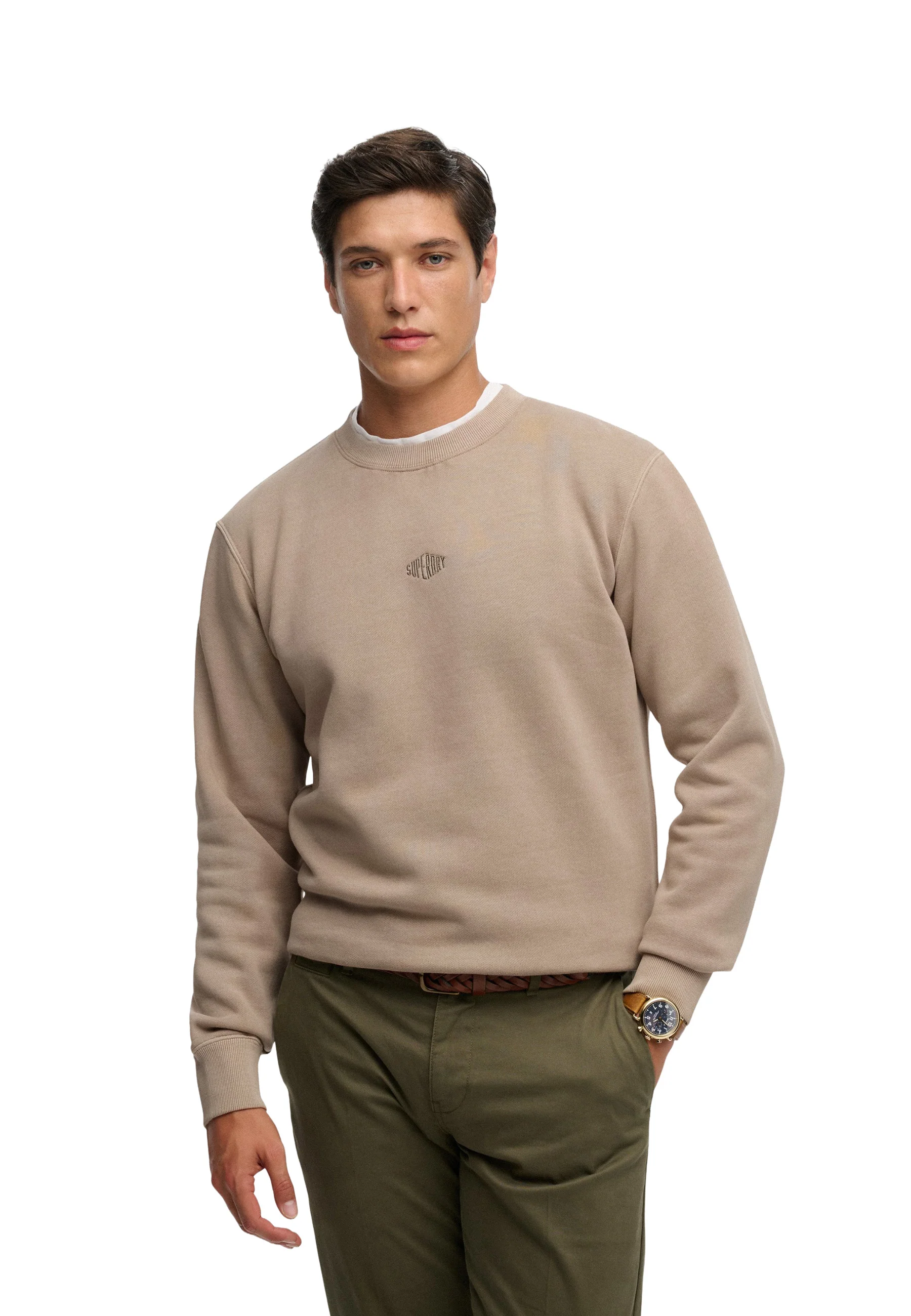 Superdry Micro Logo Crew Felpe Uomo | M2014441A - Image 7