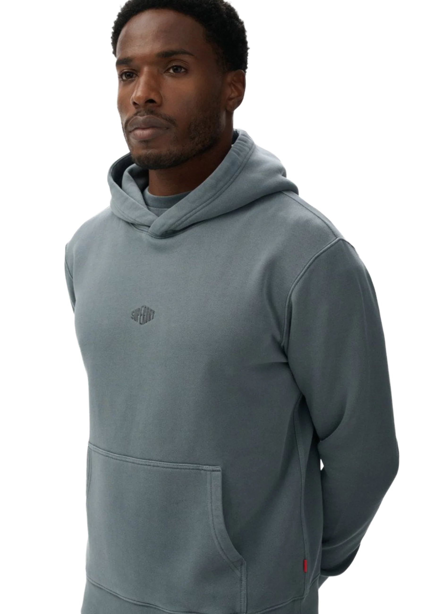 Superdry Micro Logo Hood Felpe Uomo | M2014442A - Image 9