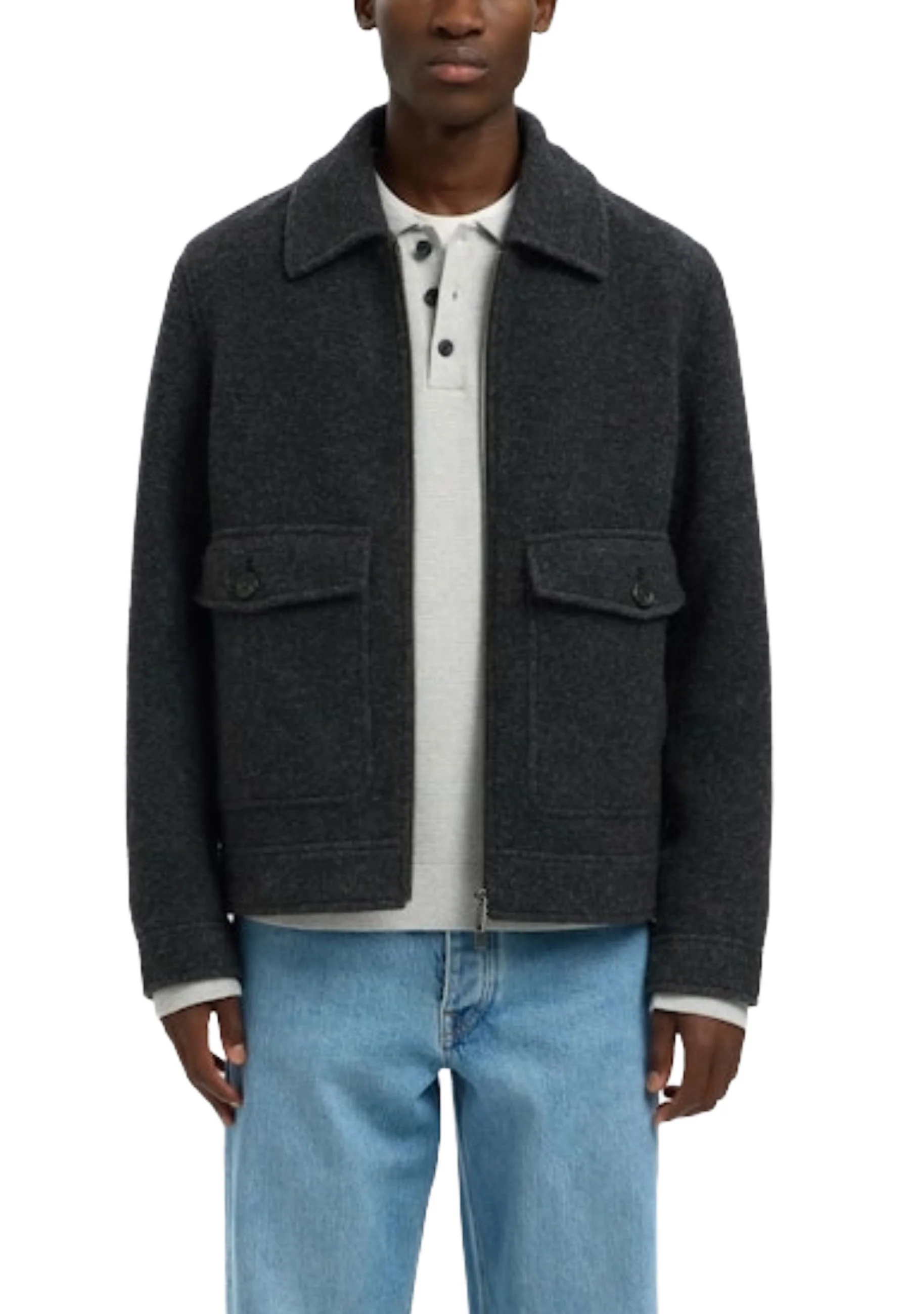 Selected Homme Black Giacche Uomo | 16098263 - Image 7