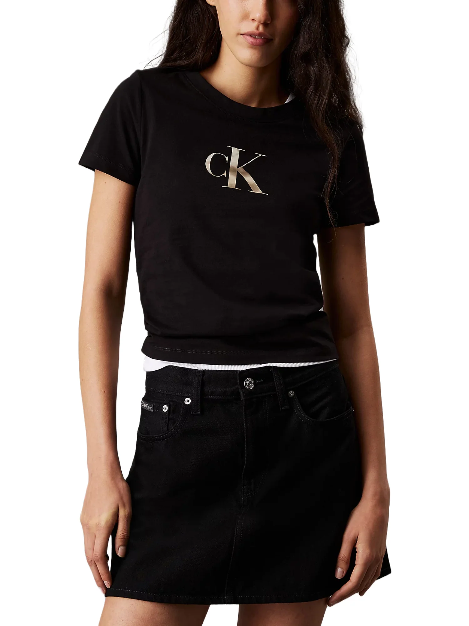 Calvin Klein Jeans T-shirt Donna | J20J224982 - Image 2