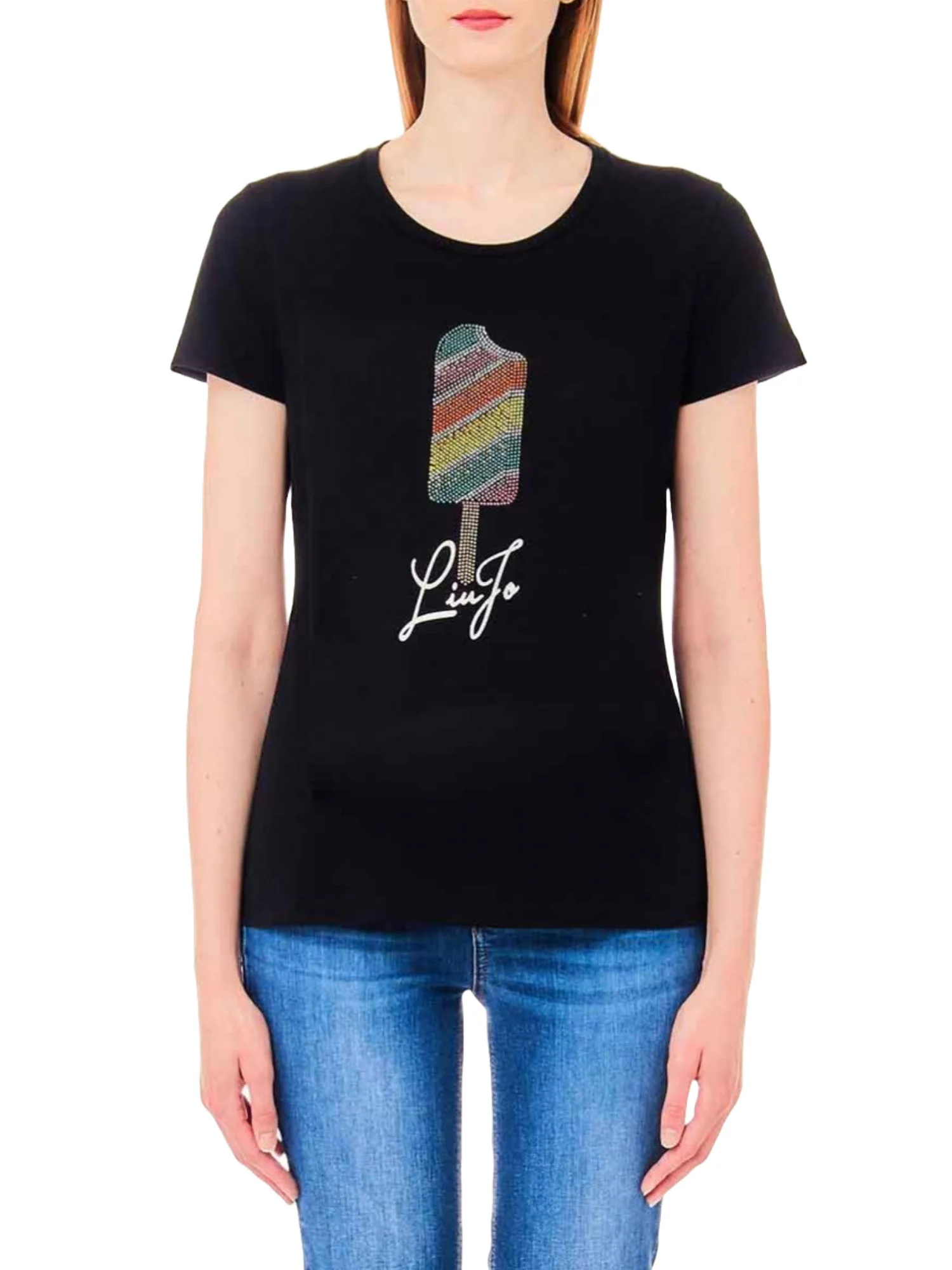 Liu-jo T-shirt Donna | MA4339 JS923 - Image 5