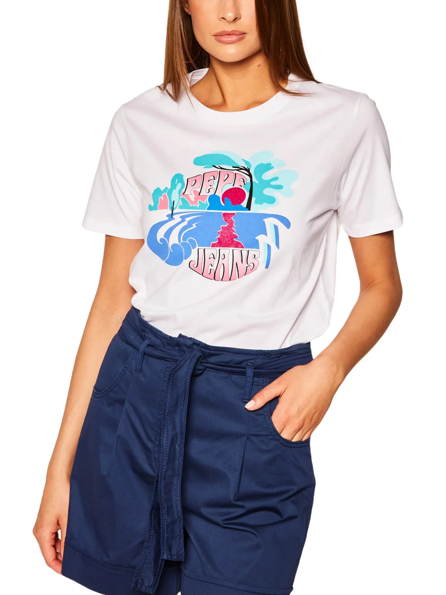 Pepe Jeans T-shirt Donna | PL504452 - Image 2