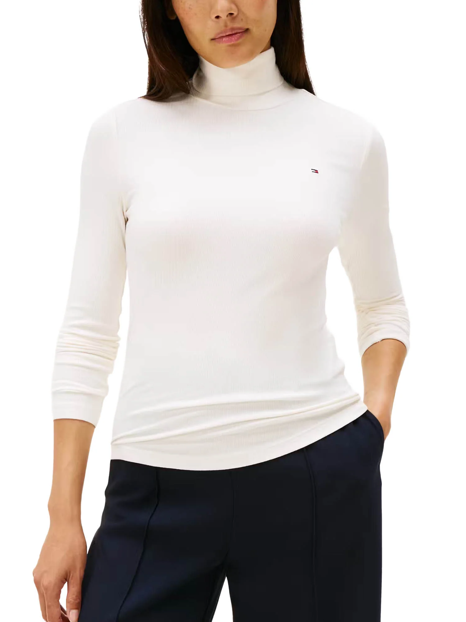 Tommy Hilfiger Maglia A Collo Alto Donna | WW0WW39826 - Image 22