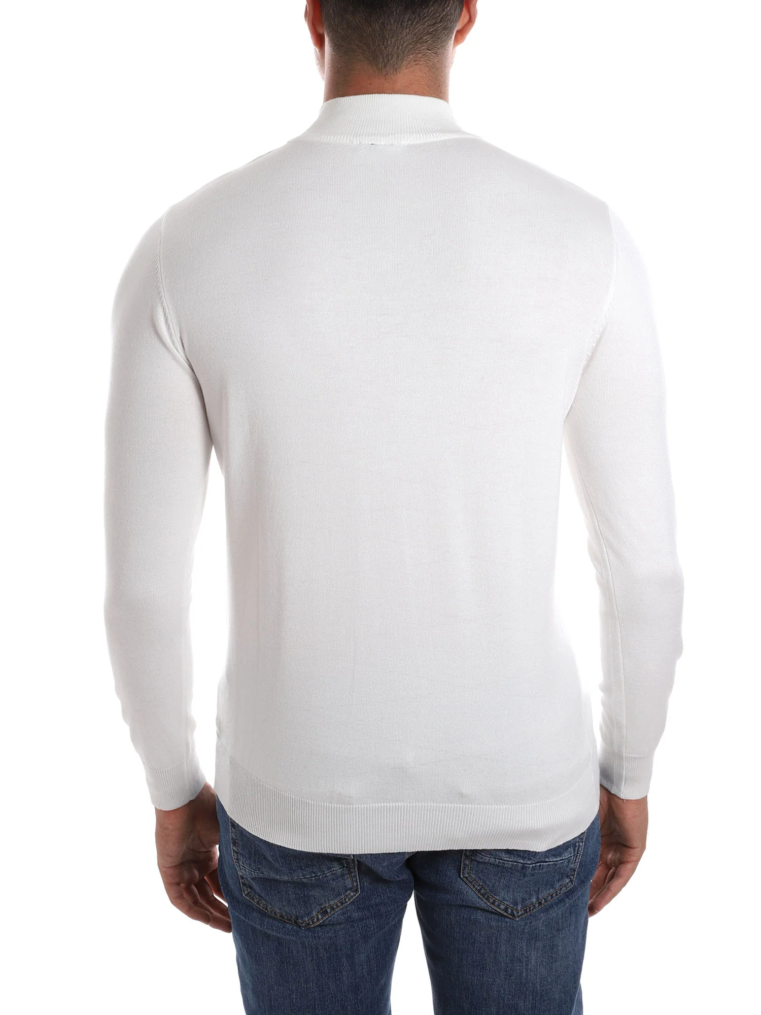 Borgoni Milano Maglia A Collo Alto Uomo | 6055 - Image 12