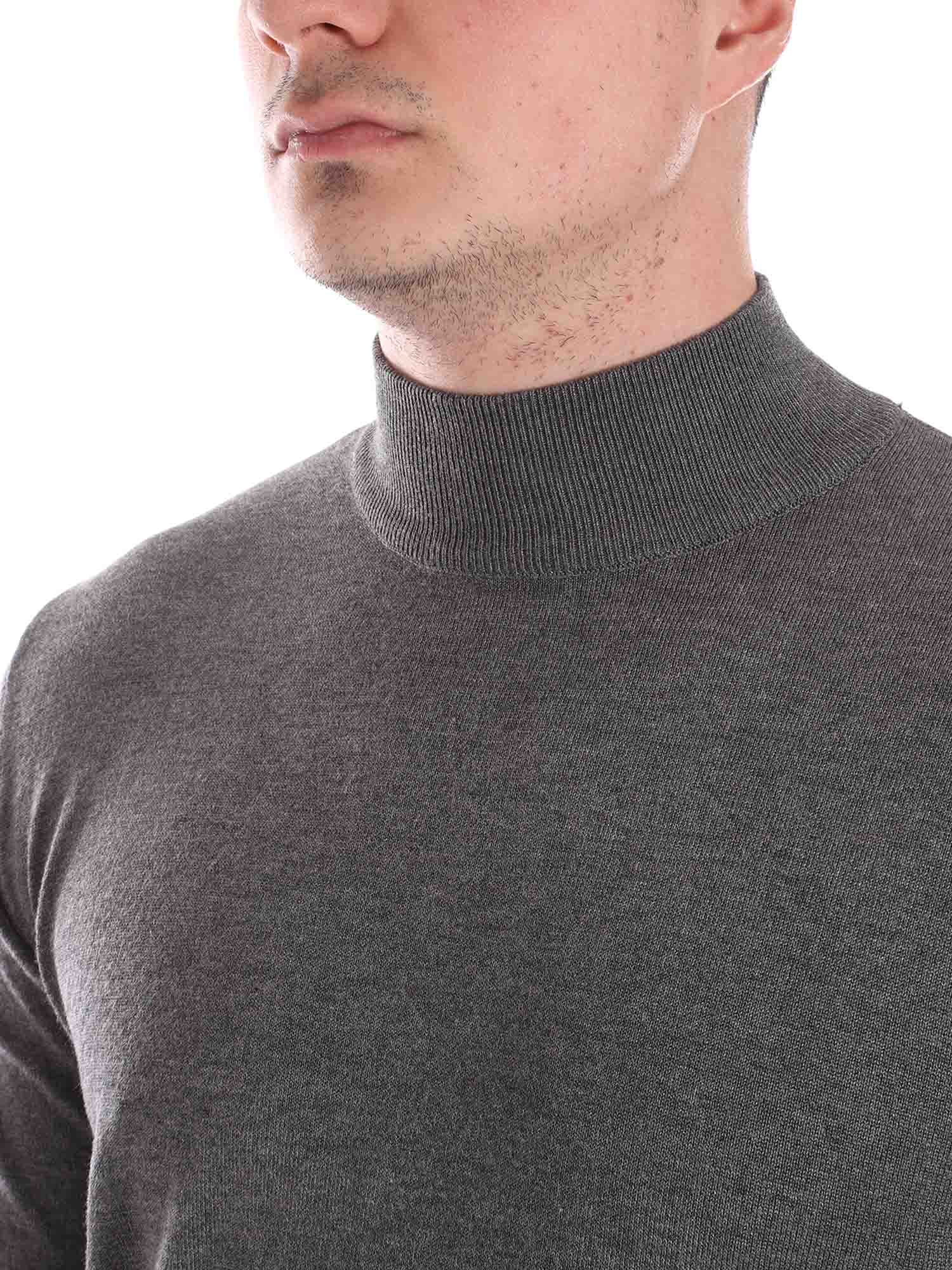 Borgoni Milano Maglia A Collo Alto Uomo | 6055 - Image 9