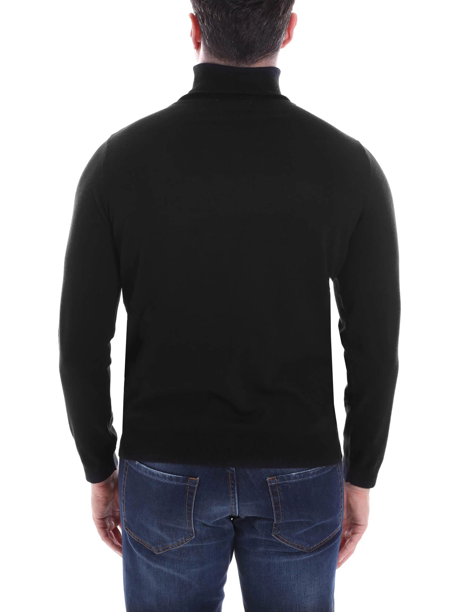 Borgoni Milano Maglia A Collo Alto Uomo | WW2535MG - Image 3
