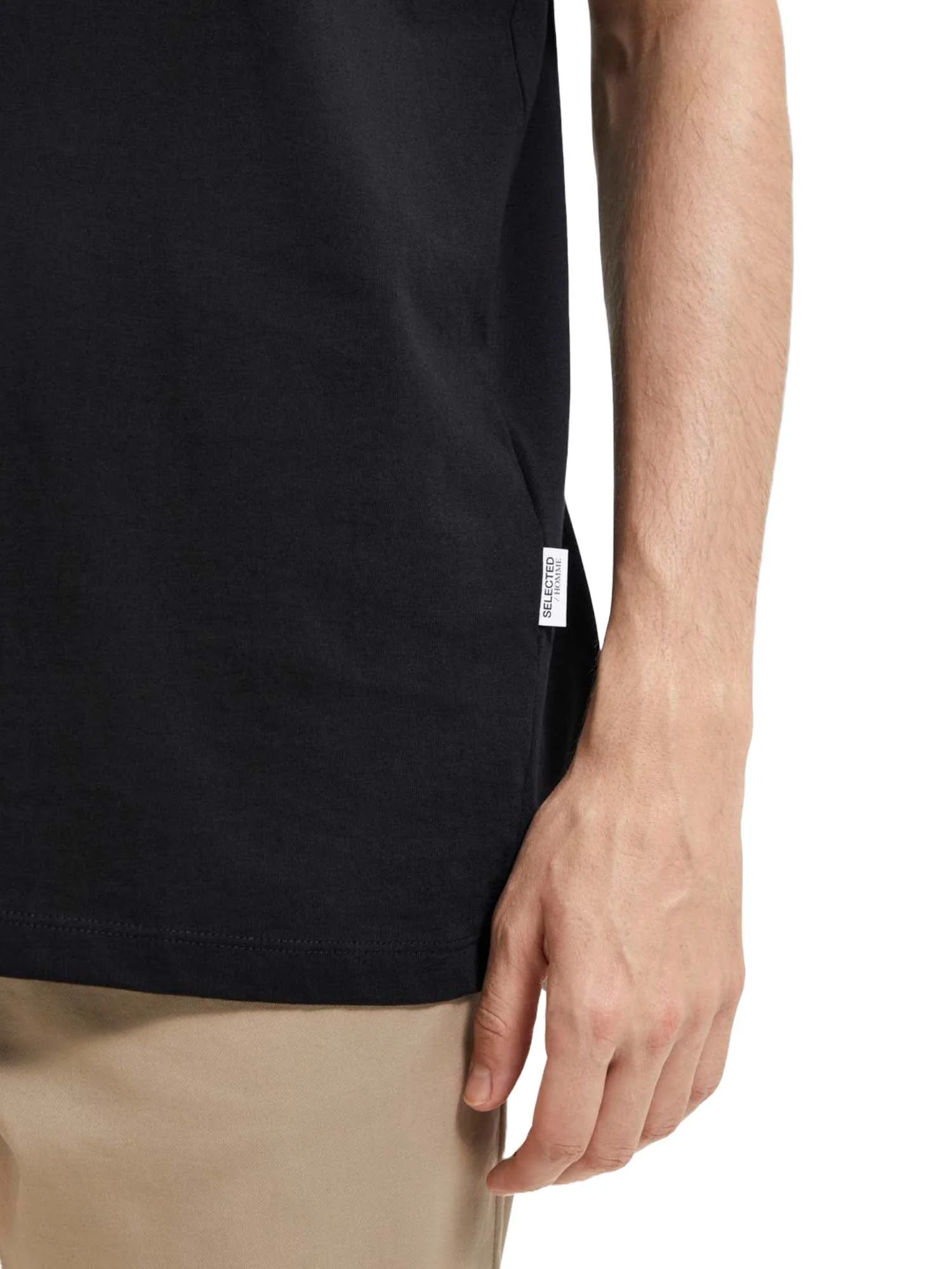 Selected Homme Black T-shirt Uomo | 16087842 - Image 12