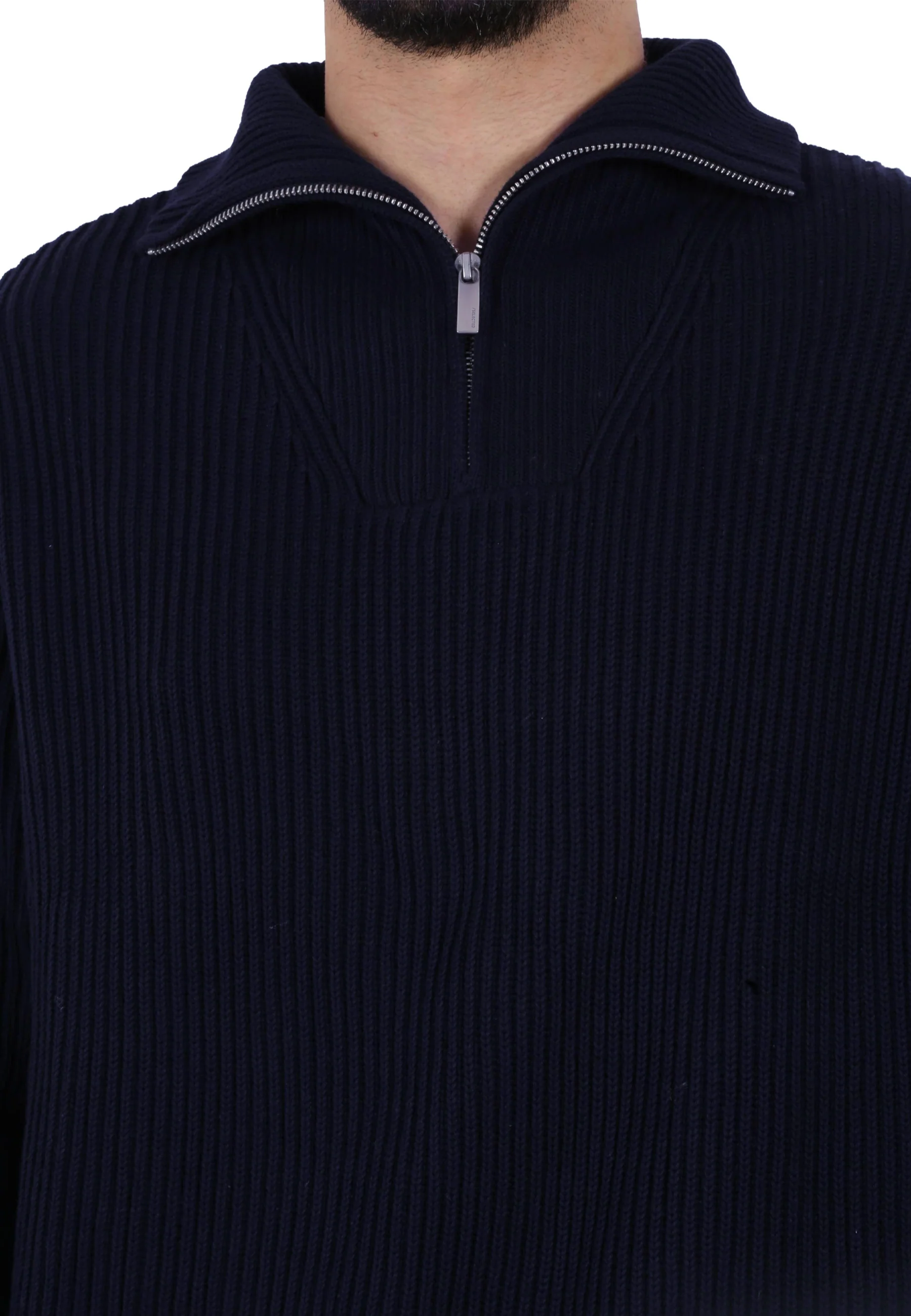 Selected Homme Black Maglia A Collo Alto Uomo | 16094566 - Image 12