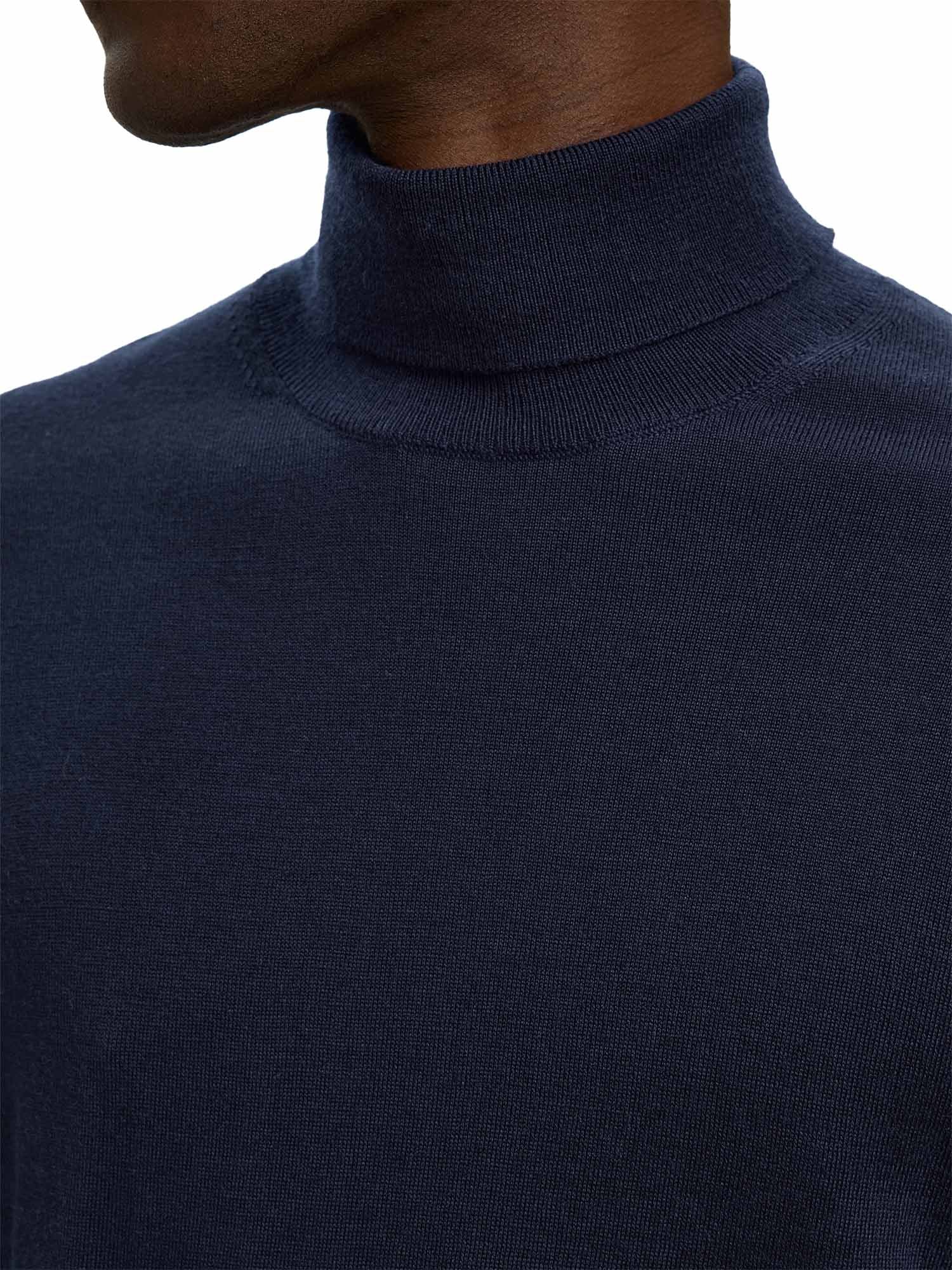 Selected Homme Black Maglia A Collo Alto Uomo | 16094653 - Image 12