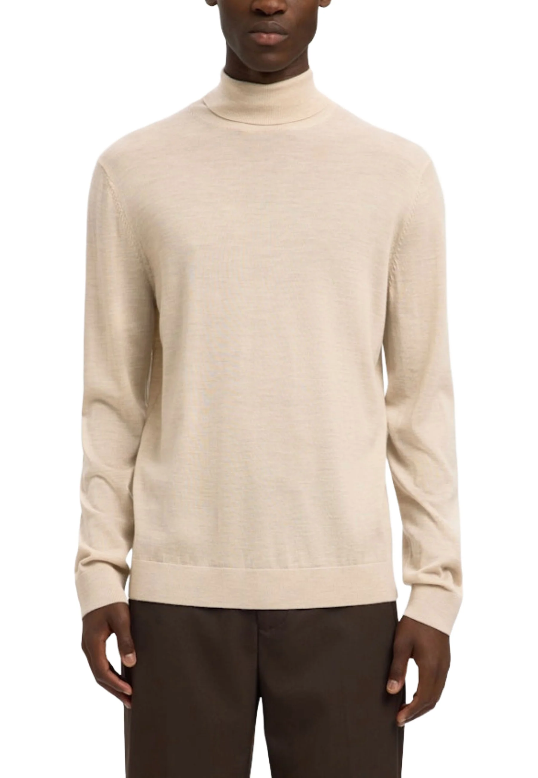 Selected Homme Black Maglia A Collo Alto Uomo | 16094653 - Image 14
