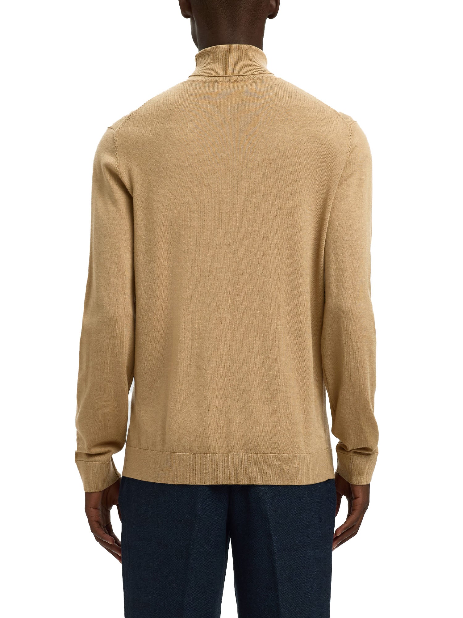 Selected Homme Black Maglia A Collo Alto Uomo | 16094653 - Image 7