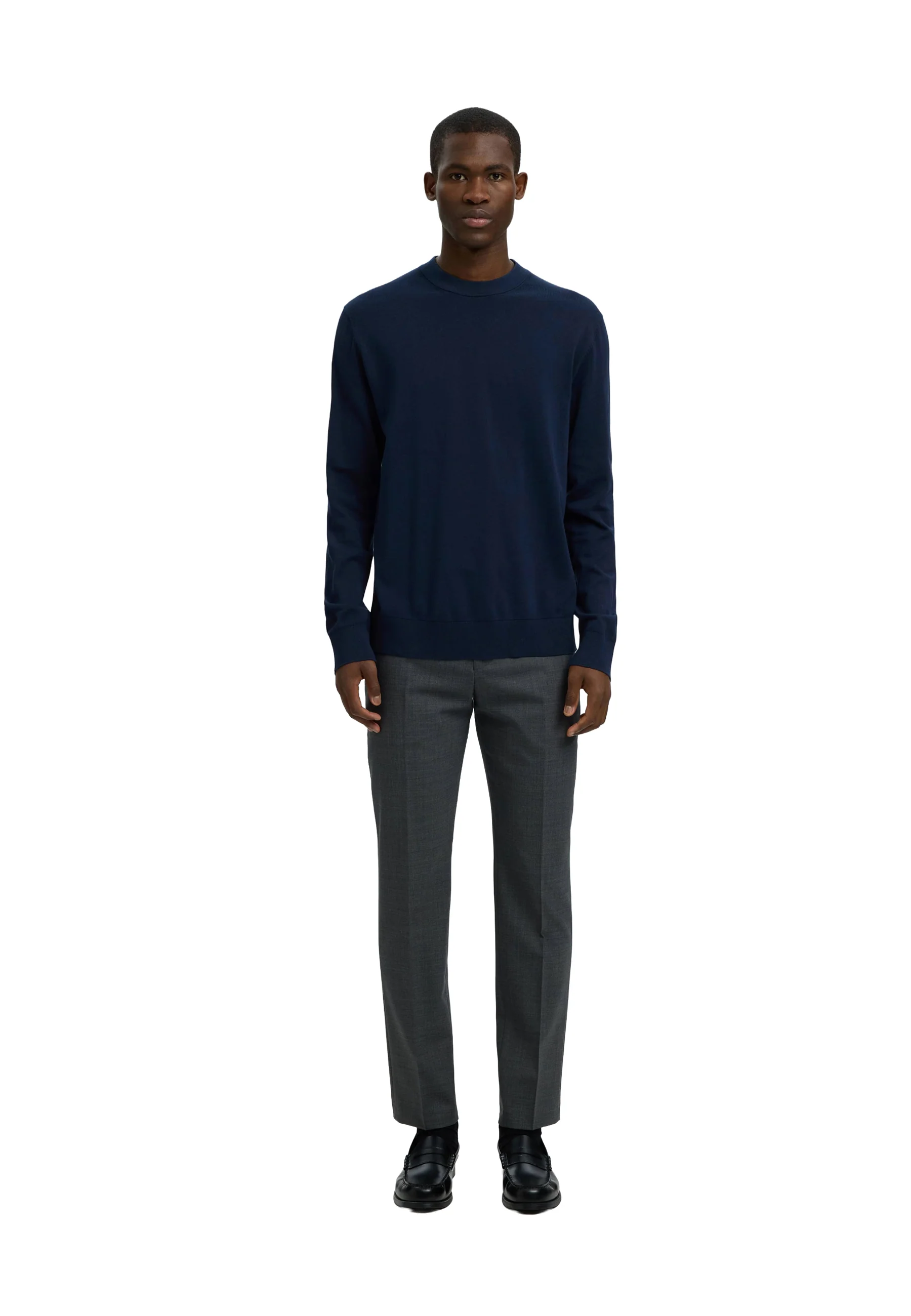Selected Homme Black Slmtorino Maglioncini Uomo | 16099817 - Image 8