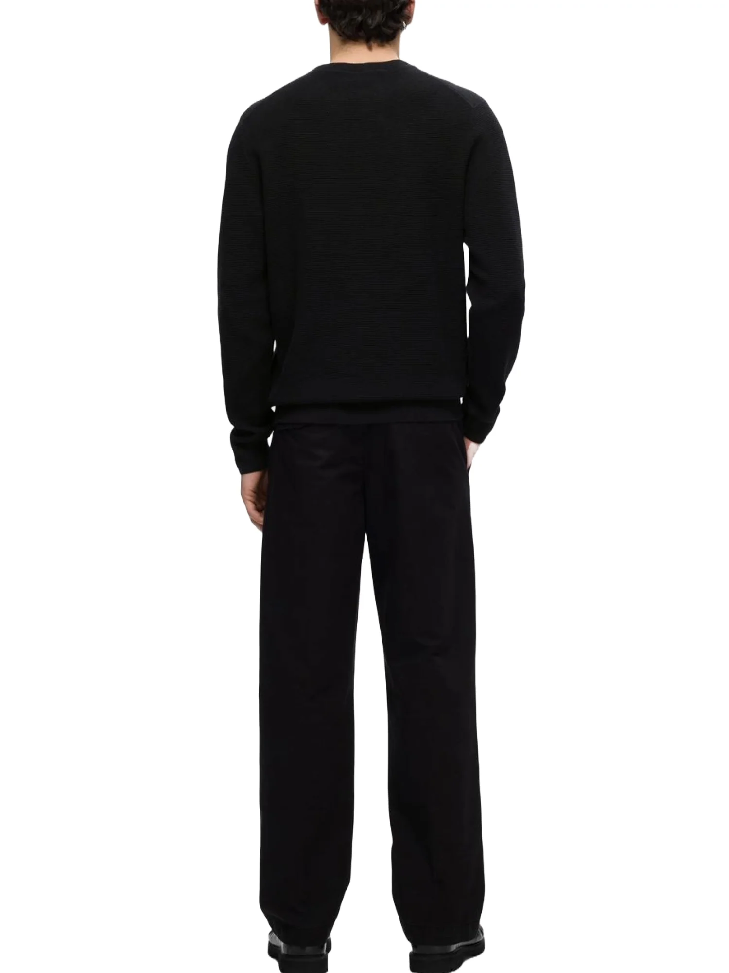 Selected Homme Black Maglioncini Uomo | 16094385 - Image 8