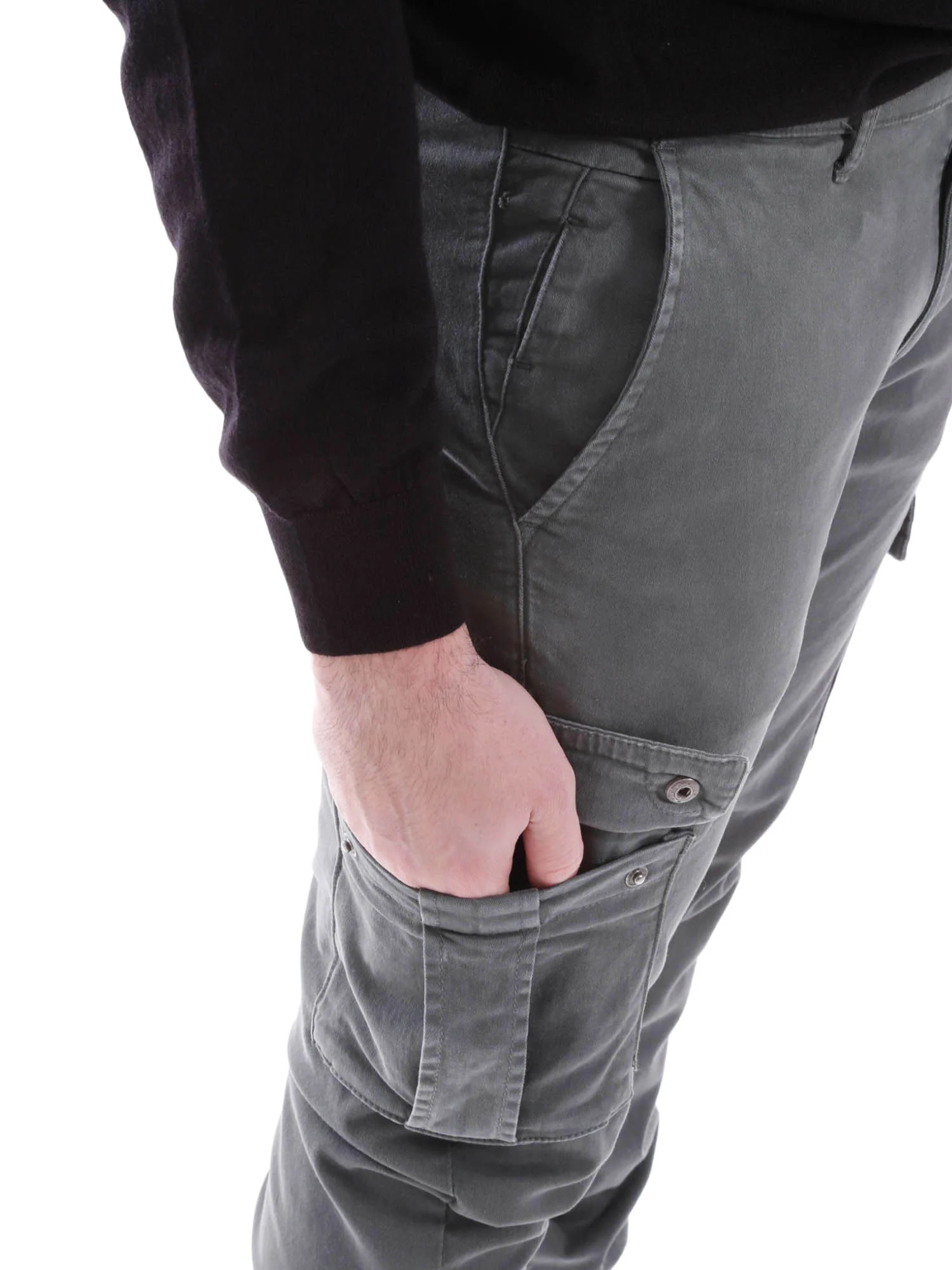 Borgoni Milano Pantaloni Uomo | ARGENTATI - Image 10