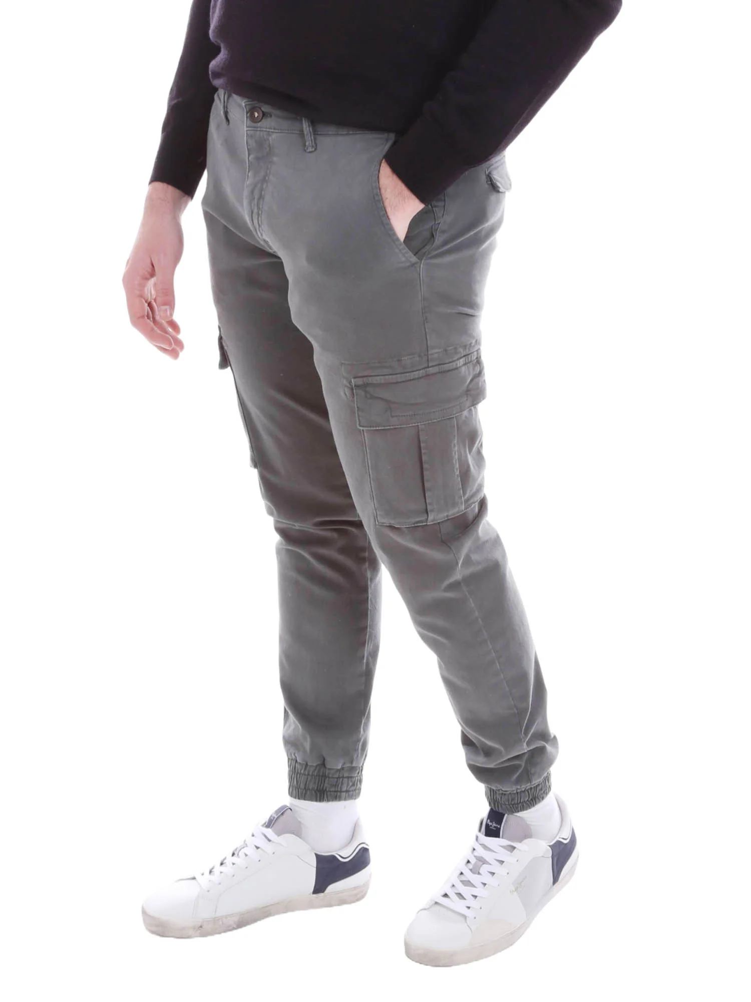 Borgoni Milano Pantaloni Uomo | ARGENTATI - Image 8