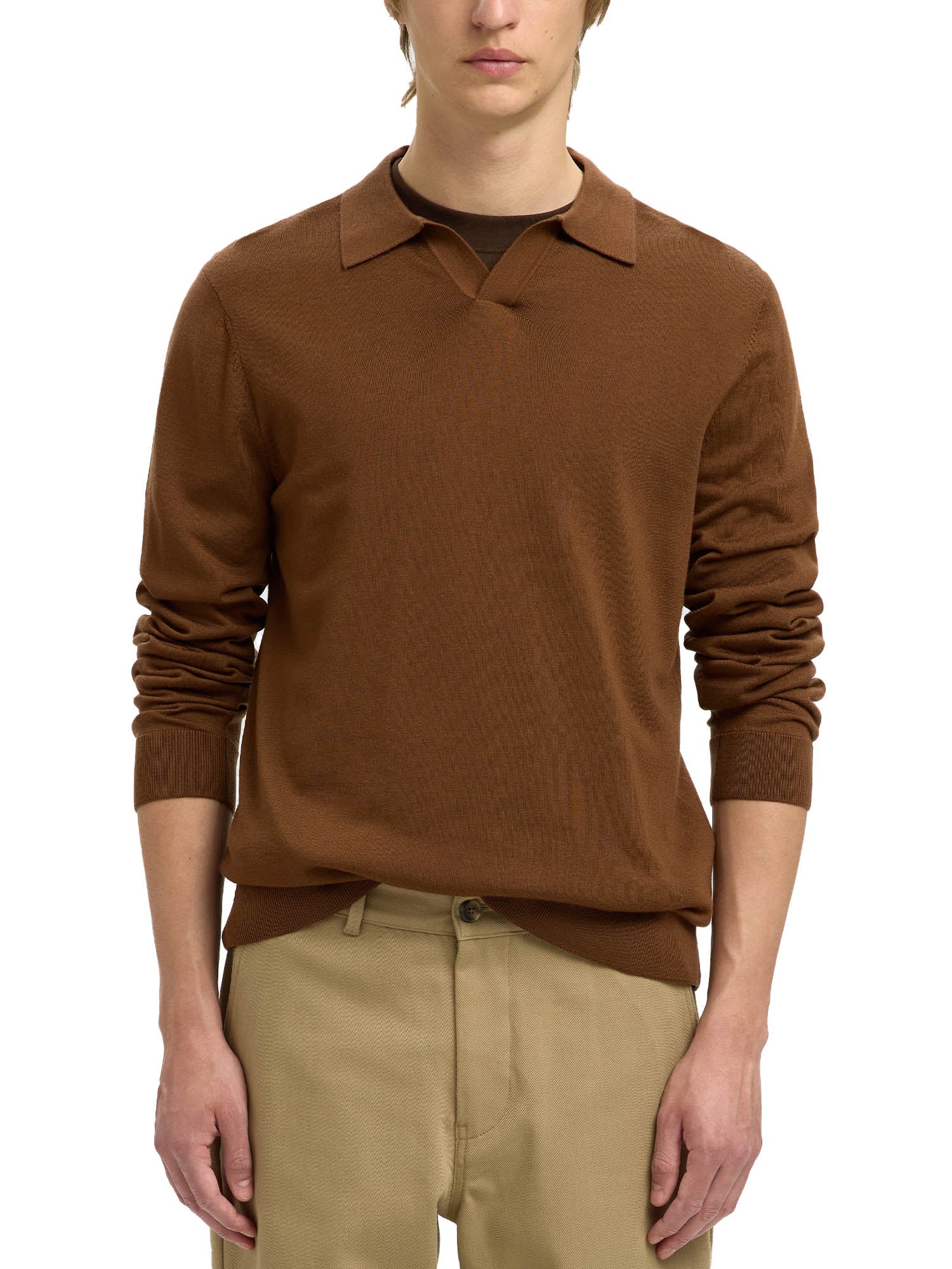 Selected Homme Black Polo Uomo | 16098327 - Image 2