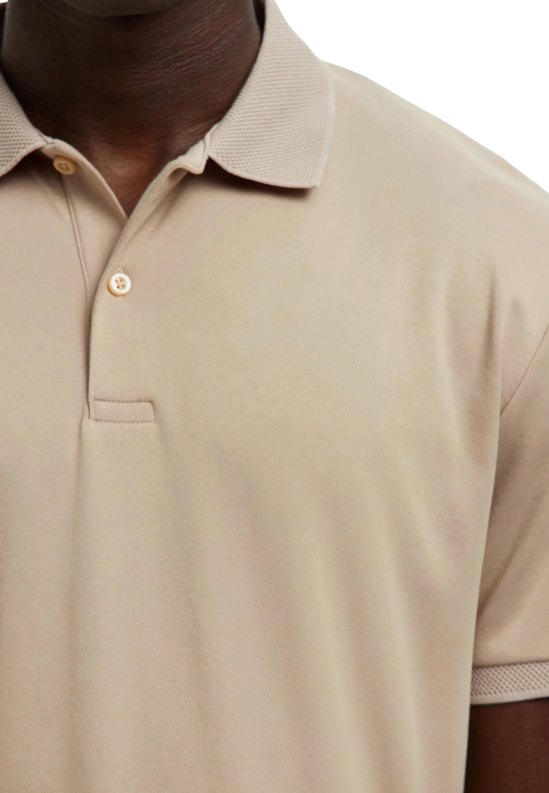 Selected Homme Black Slmfave Button Polo Uomo | 16099994 - Image 20