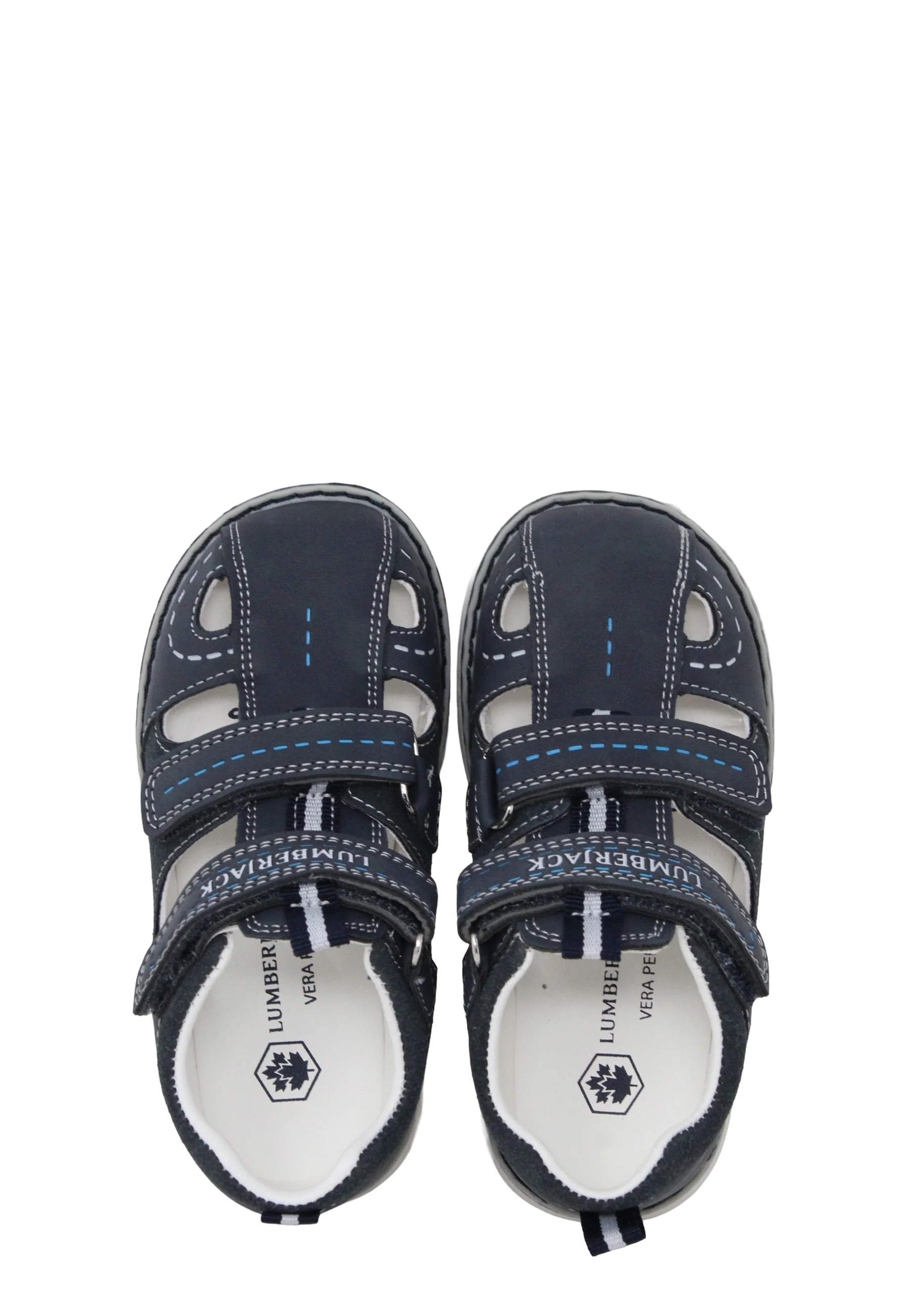 Lumberjack Tomy Navy Blue Sandali Con Strappi Bambini | 102268205 - Image 4