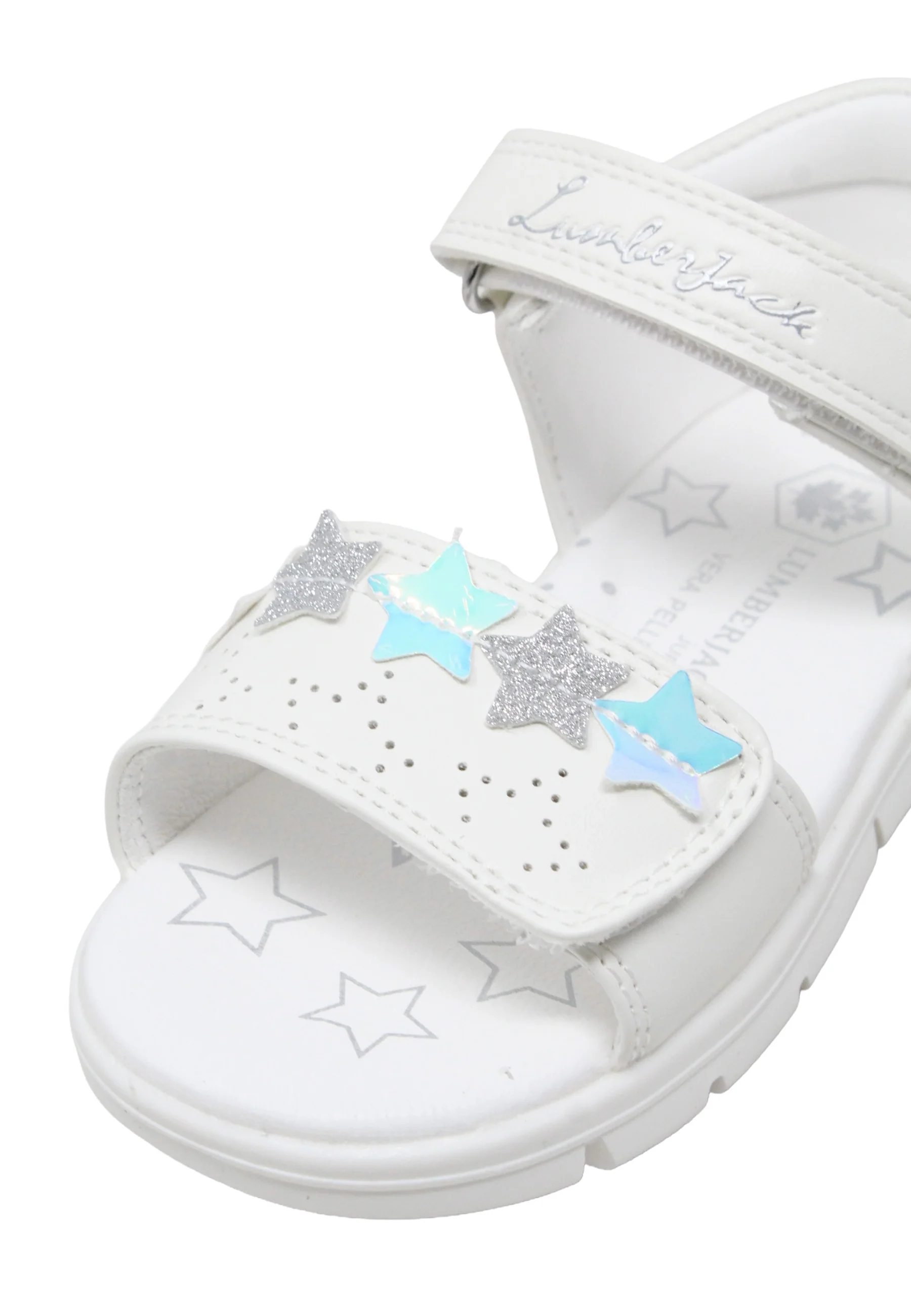 Lumberjack Whippy White Sandali Con Strappi Bambini | 102268602 - Image 5