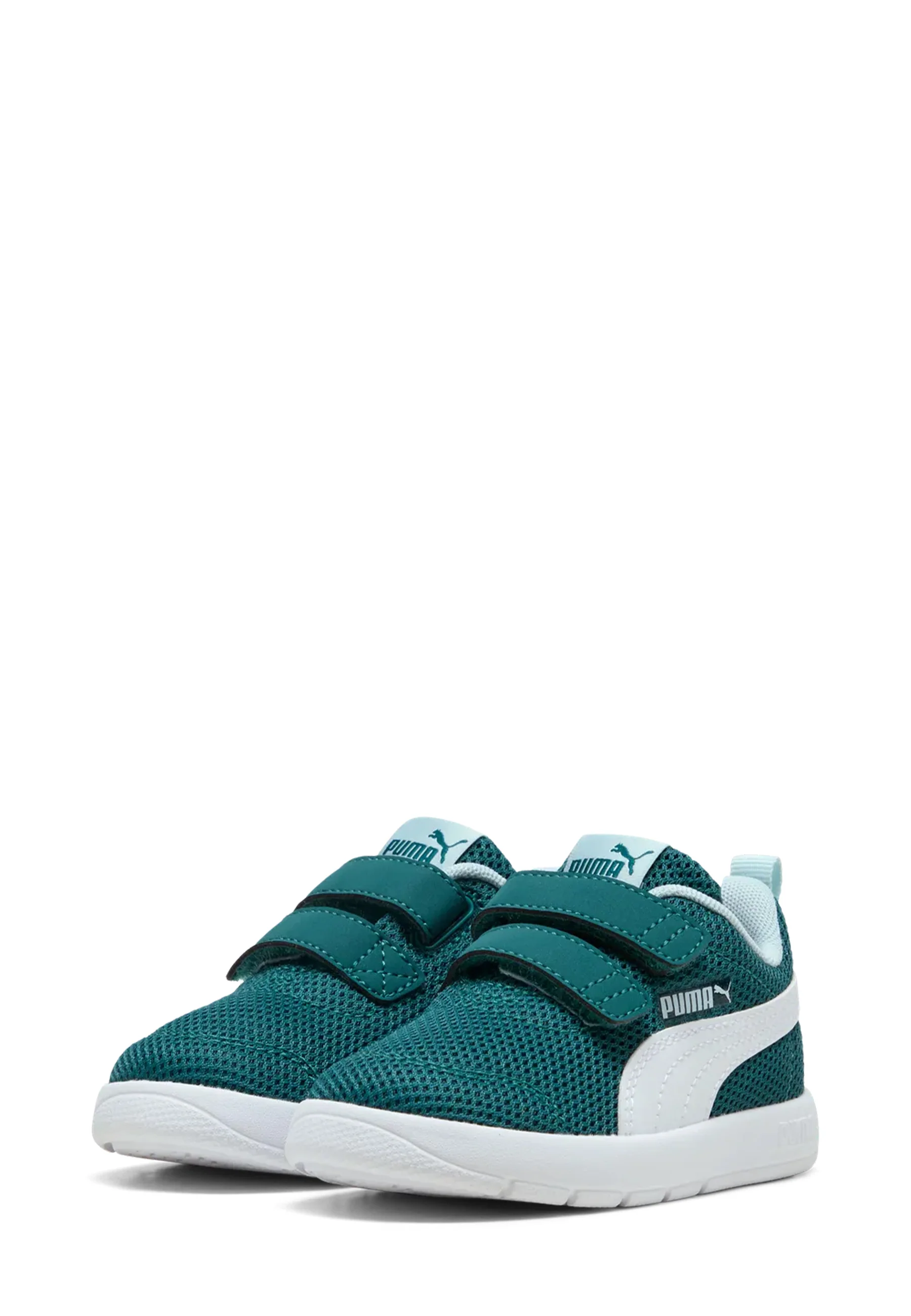 Puma Courtflex V3 Mesh Scarpe Con Strappi Bambini | 398086 - Image 14