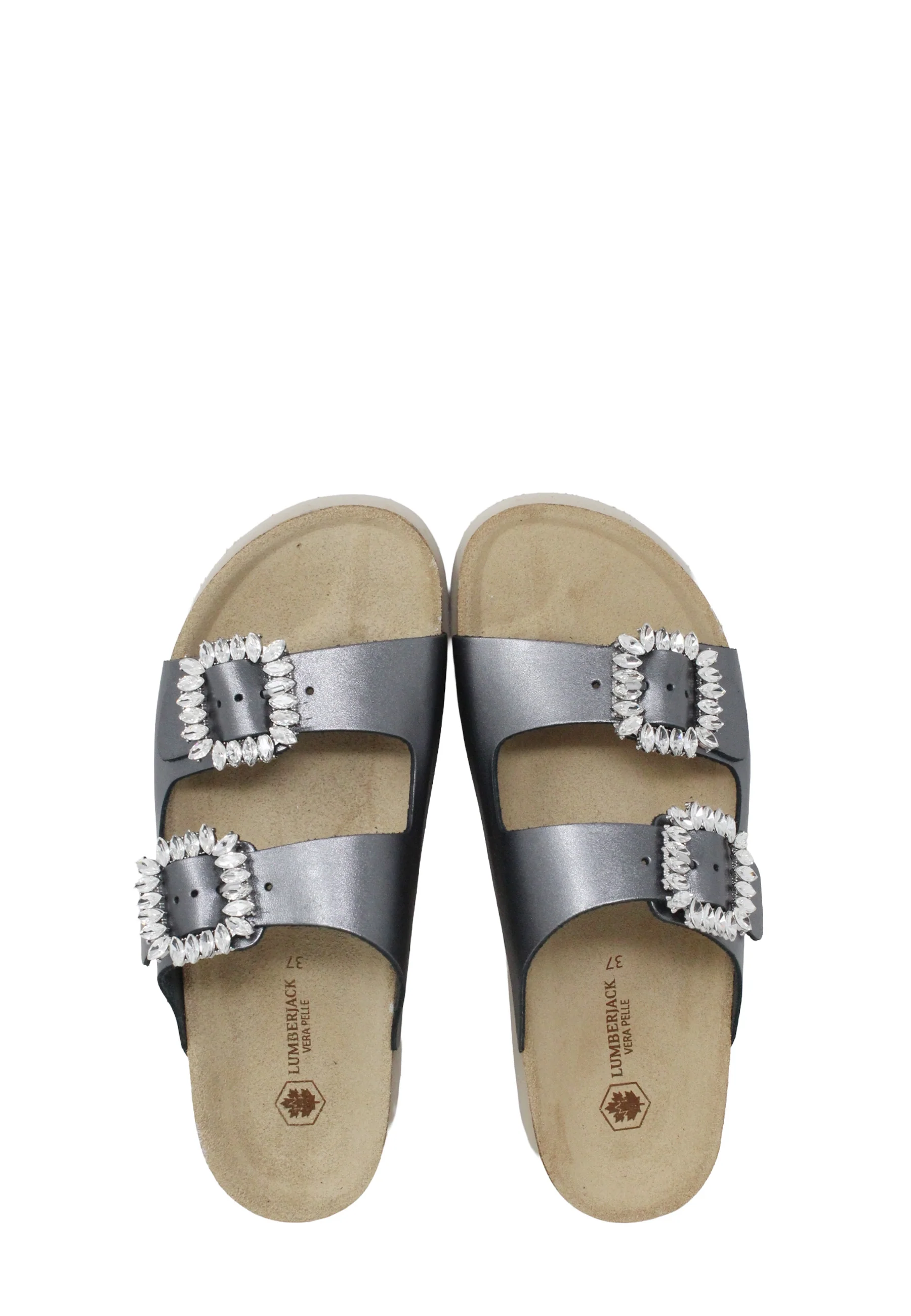 Lumberjack Miuccia Gun Metal Sandali Donna | 102269255 - Image 4