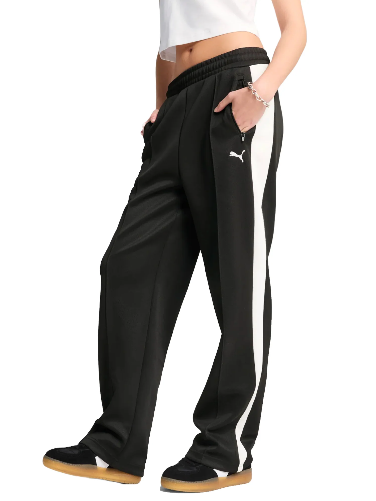 Puma T7 Always On Straigh Pantaloni Sportivi Donna | 629797 - Image 2