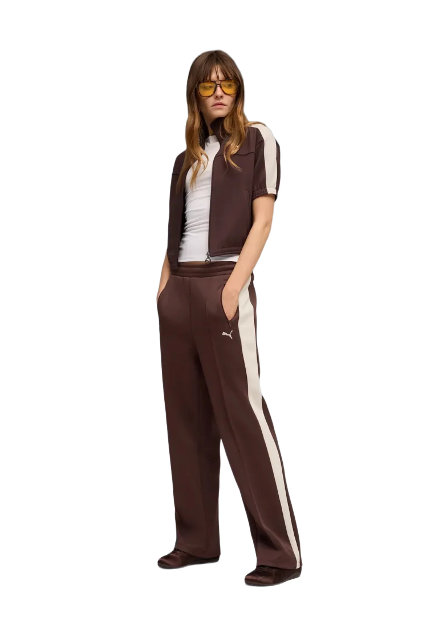 Puma T7 Always On Straigh Pantaloni Sportivi Donna | 629797 - Image 7