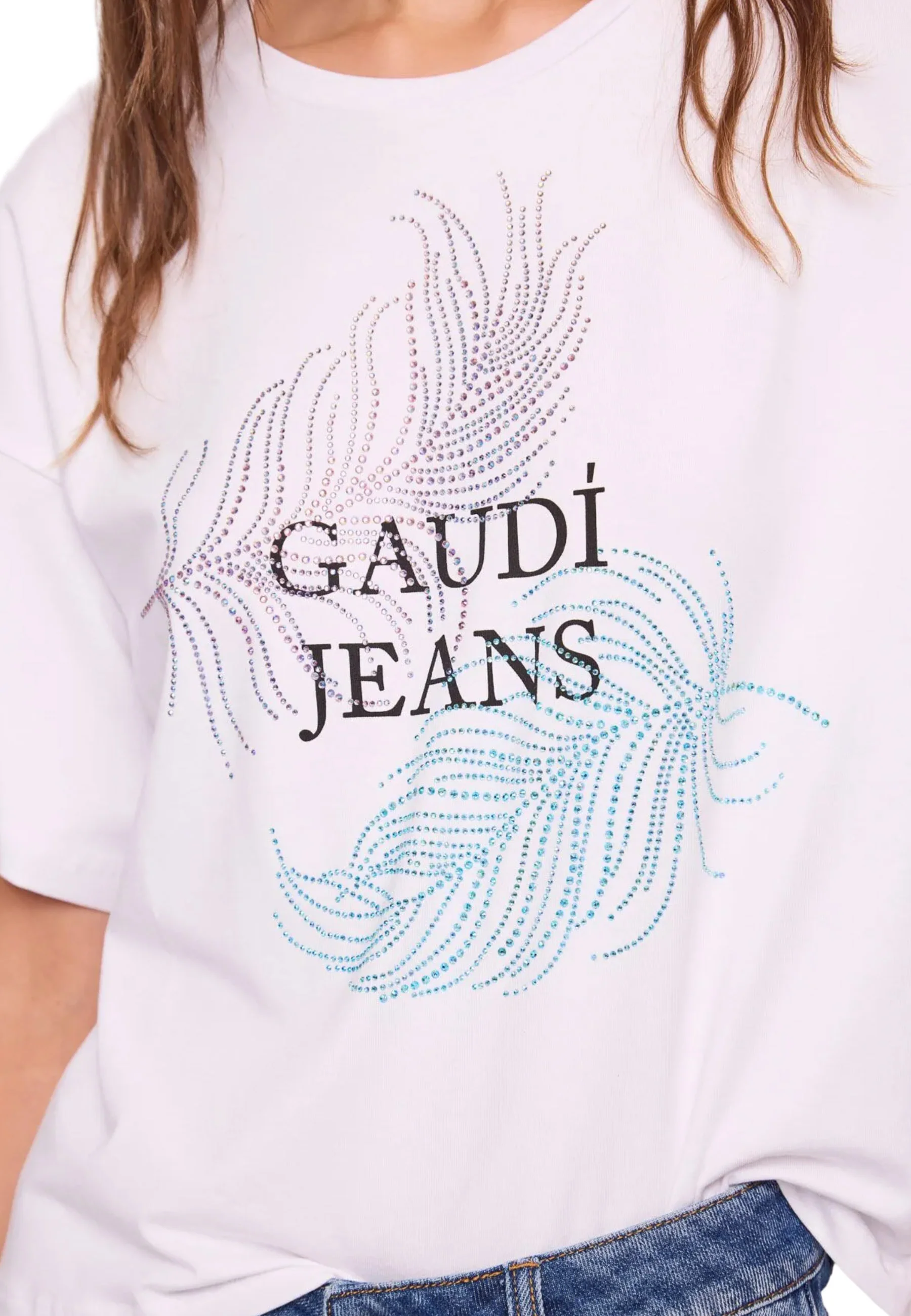 Gaudi Jeans T-shirt Donna | 611BD64044 - Image 4