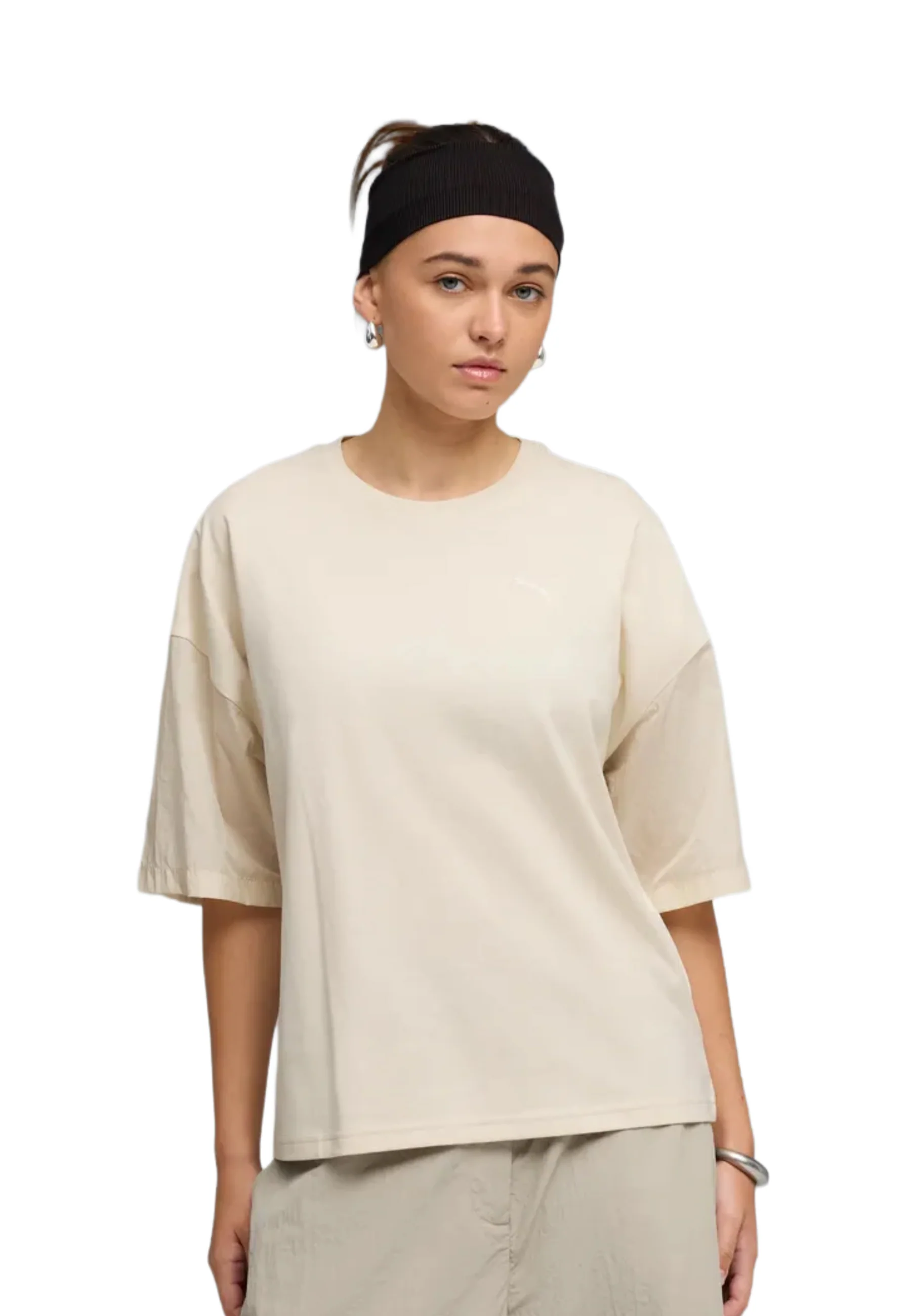 Puma Her Oversized Tee T-shirt Donna | 691883 - Image 2