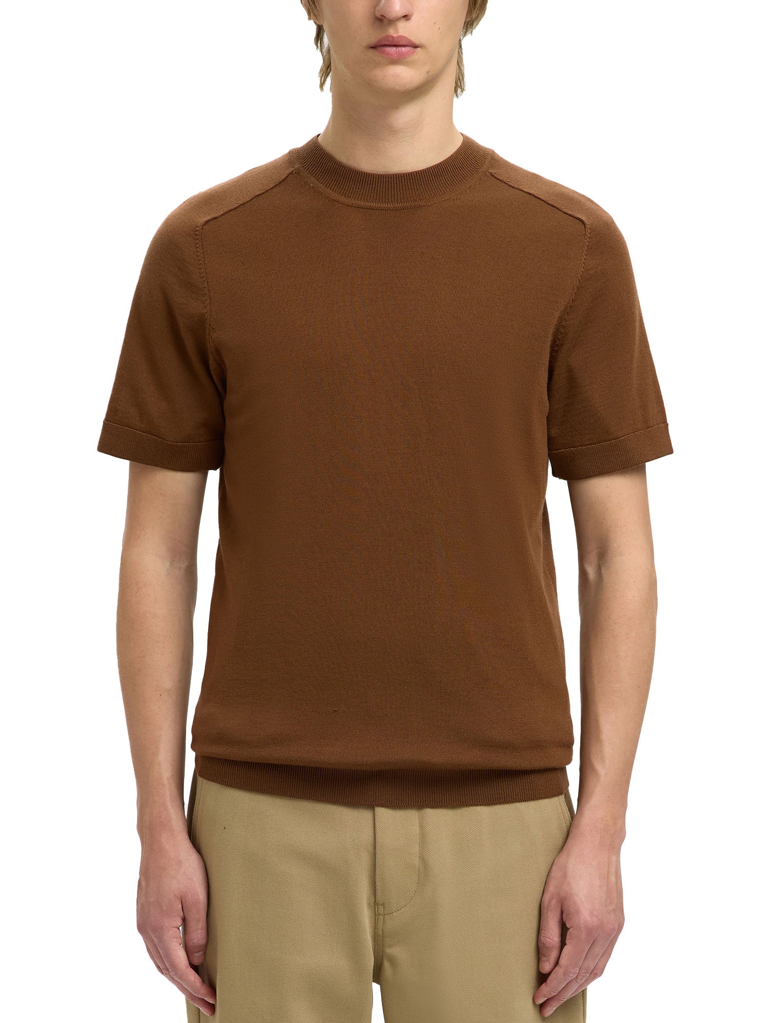 Selected Homme Black T-shirt Uomo | 16096370 - Image 6