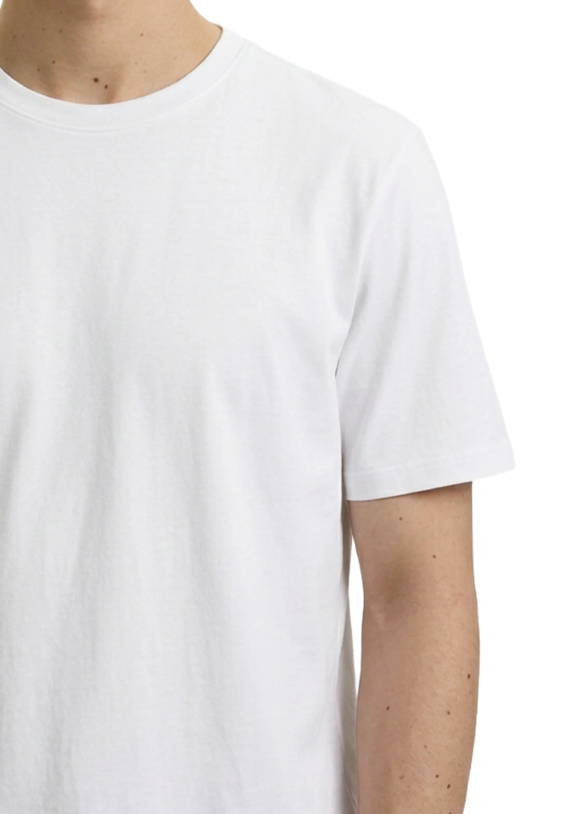 Selected Homme Black Slmatlas Ss O-neck T-shirt Uomo | 16100145 - Image 12