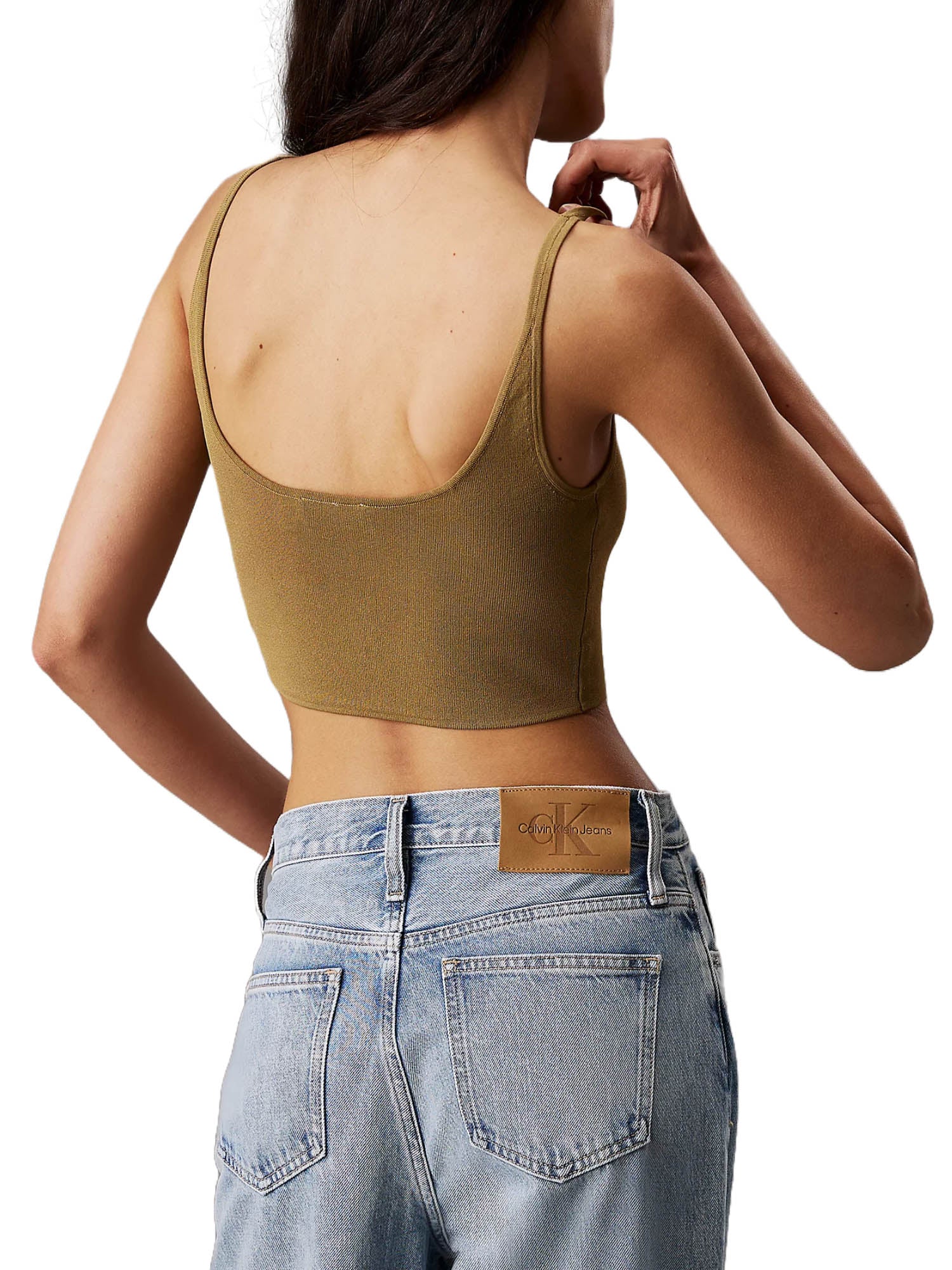 Calvin Klein Jeans Top E Canotte Donna | J20J224805 - Image 7