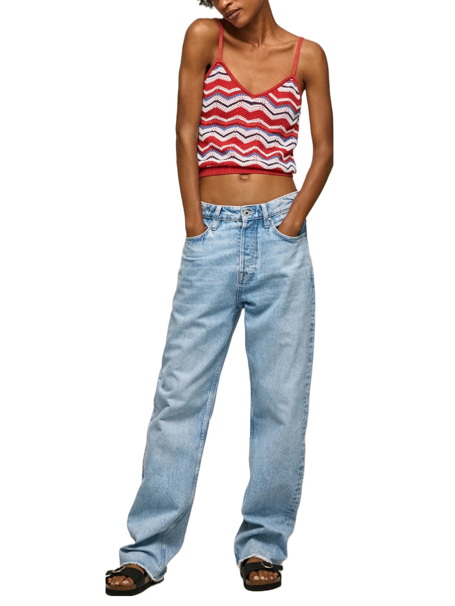 Pepe Jeans Top E Canotte Donna | PL701974 - Image 2