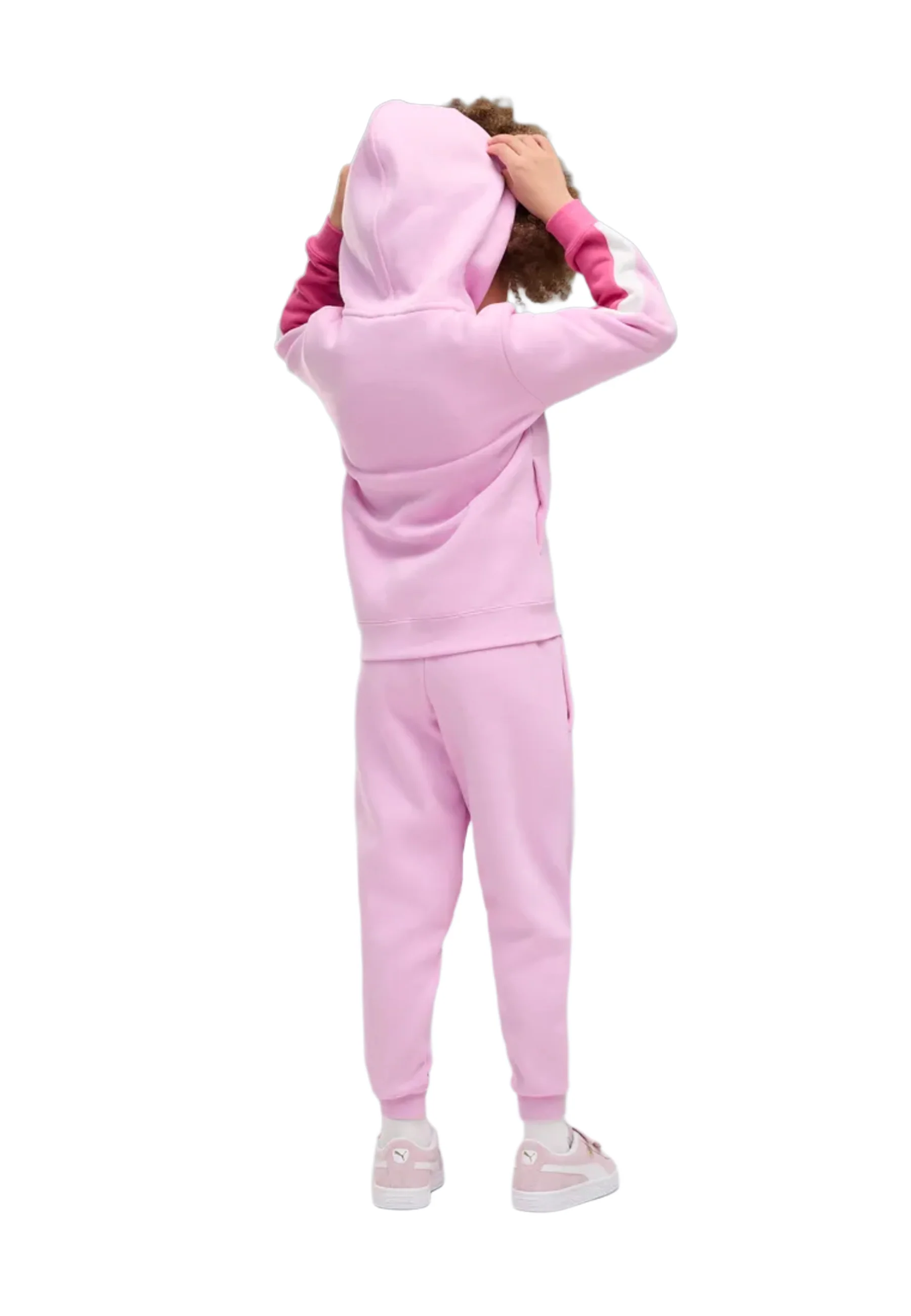 Puma Ess Block Hooded Full-zip Sweat Suit Fl Ps Tute Bambini | 694994 - Image 6